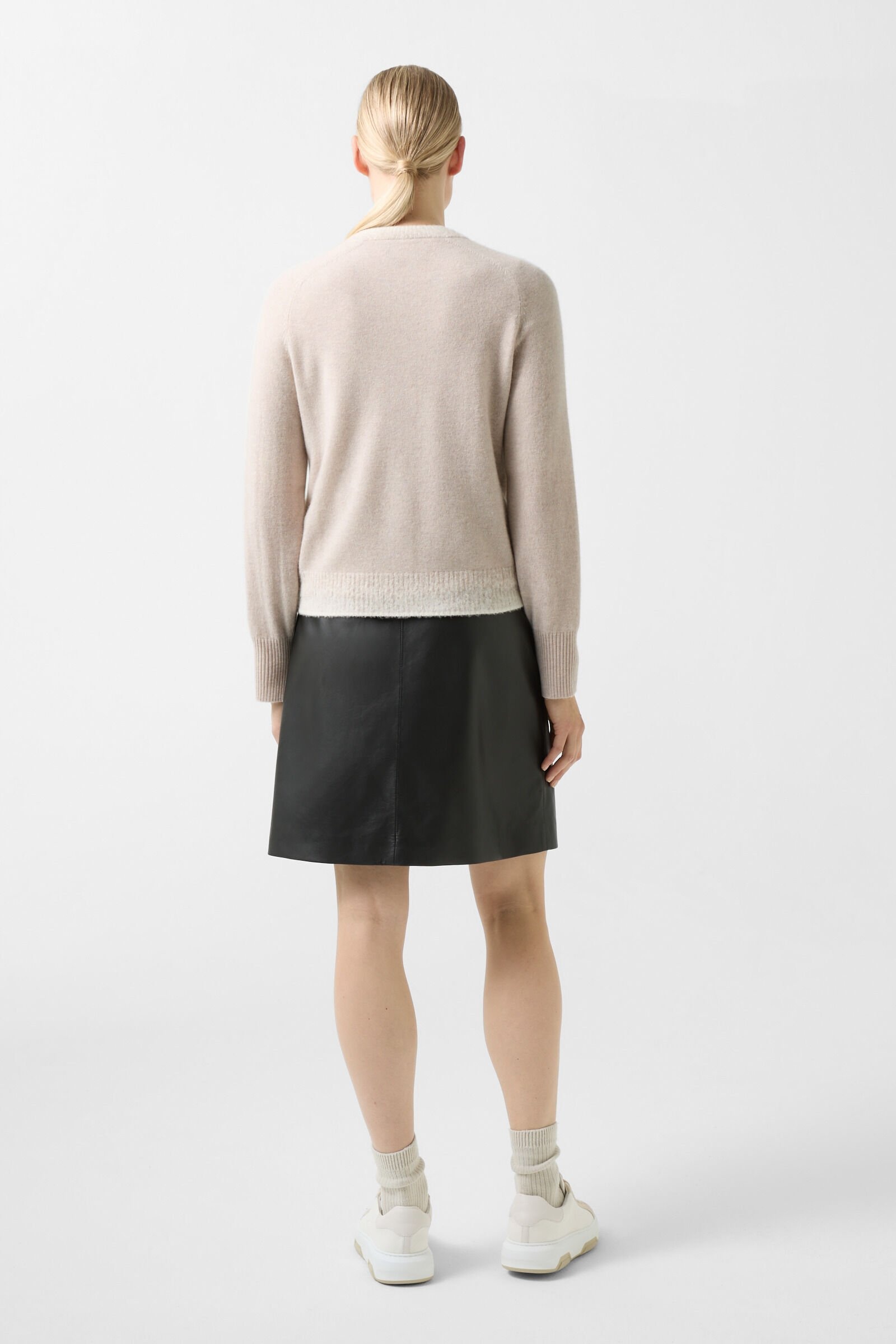 Lauren knit jacket in Sand - 3