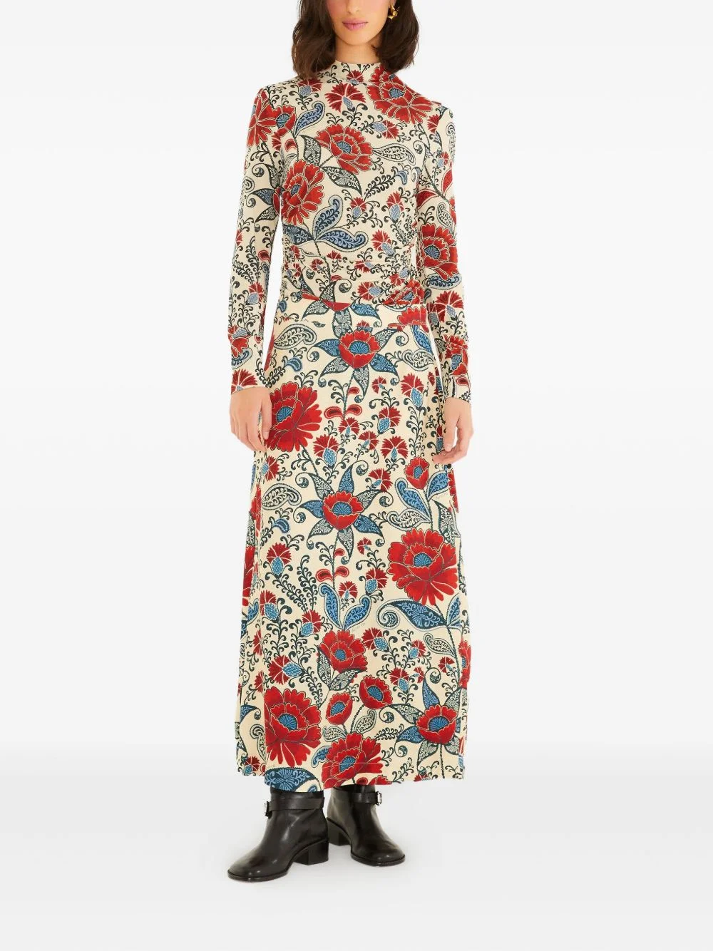 floral maxi skirt - 1