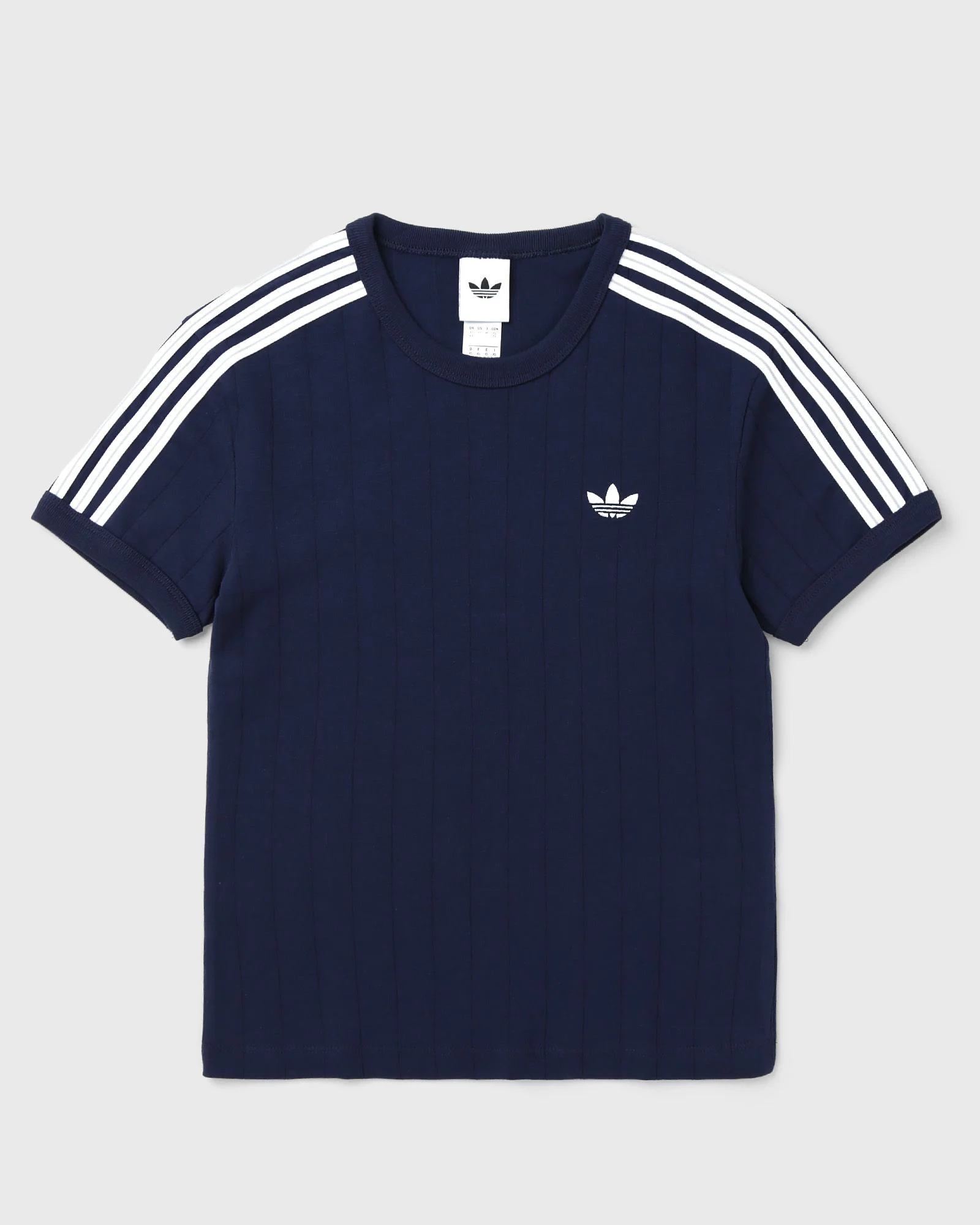 WMNS PINSTRIPE SHORT SLEEVE SLIM TEE - 1