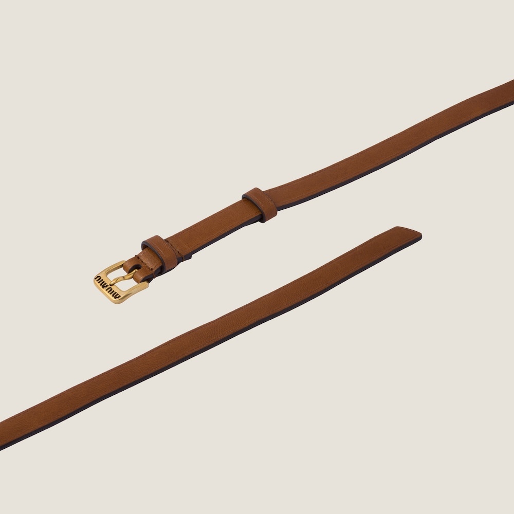 Nappa leather belt - 3