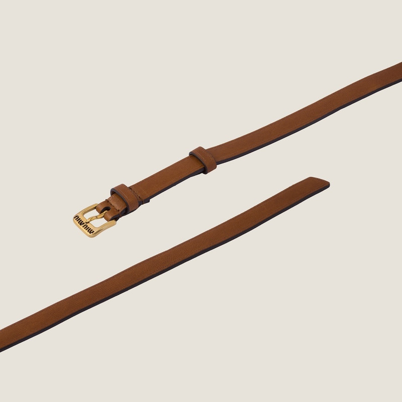 Miu Miu Nappa leather belt outlook