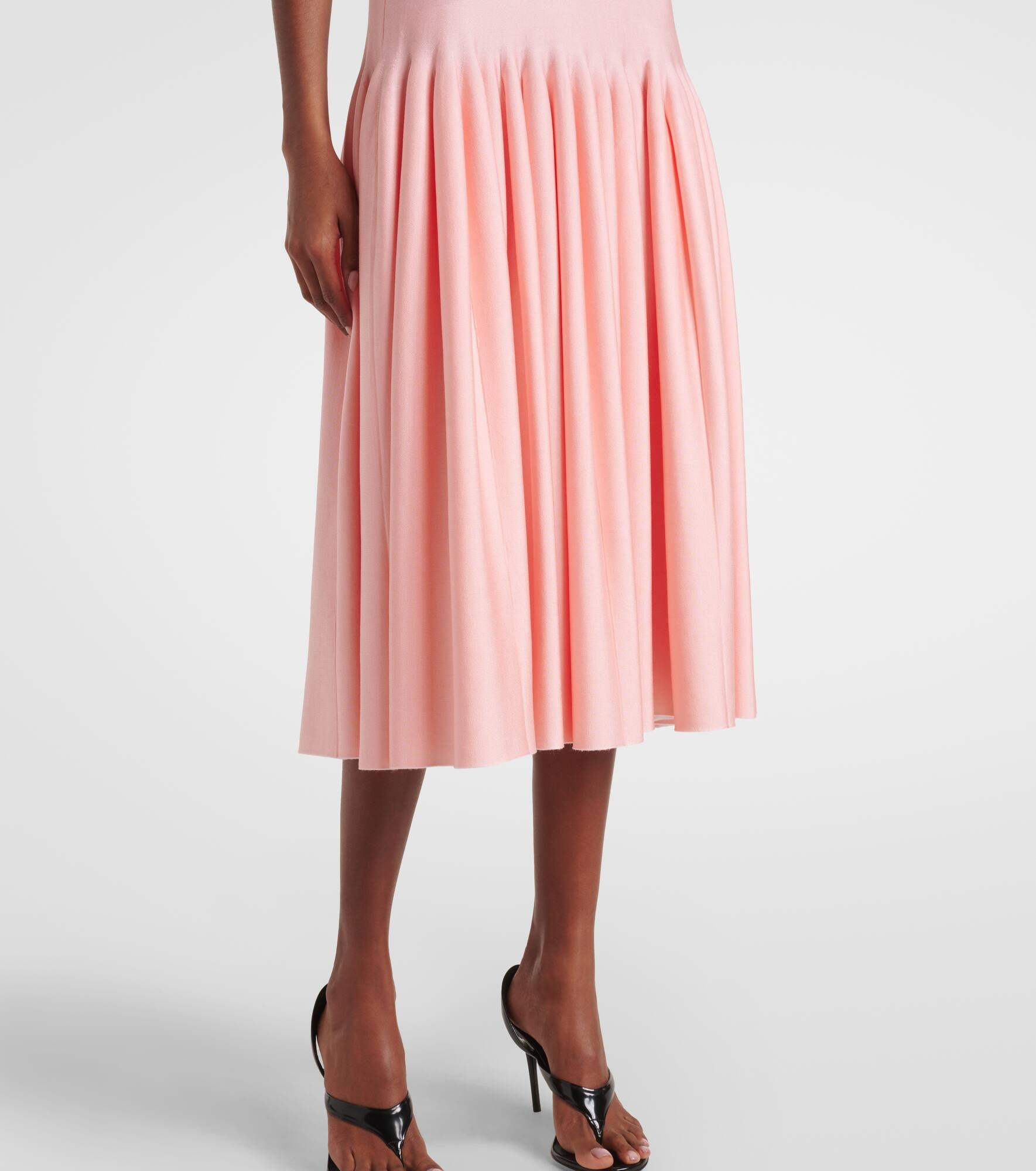 Godet midi dress - 5