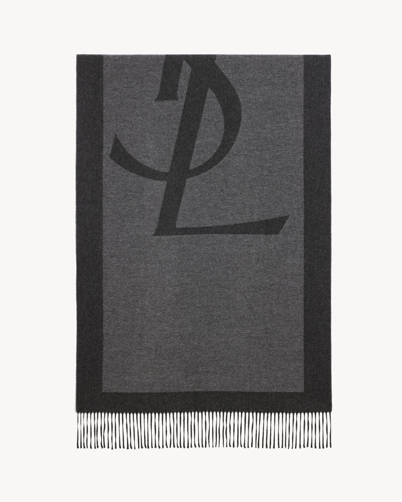 SAINT LAURENT CASSANDRE SCARF IN SILK JACQUARD outlook