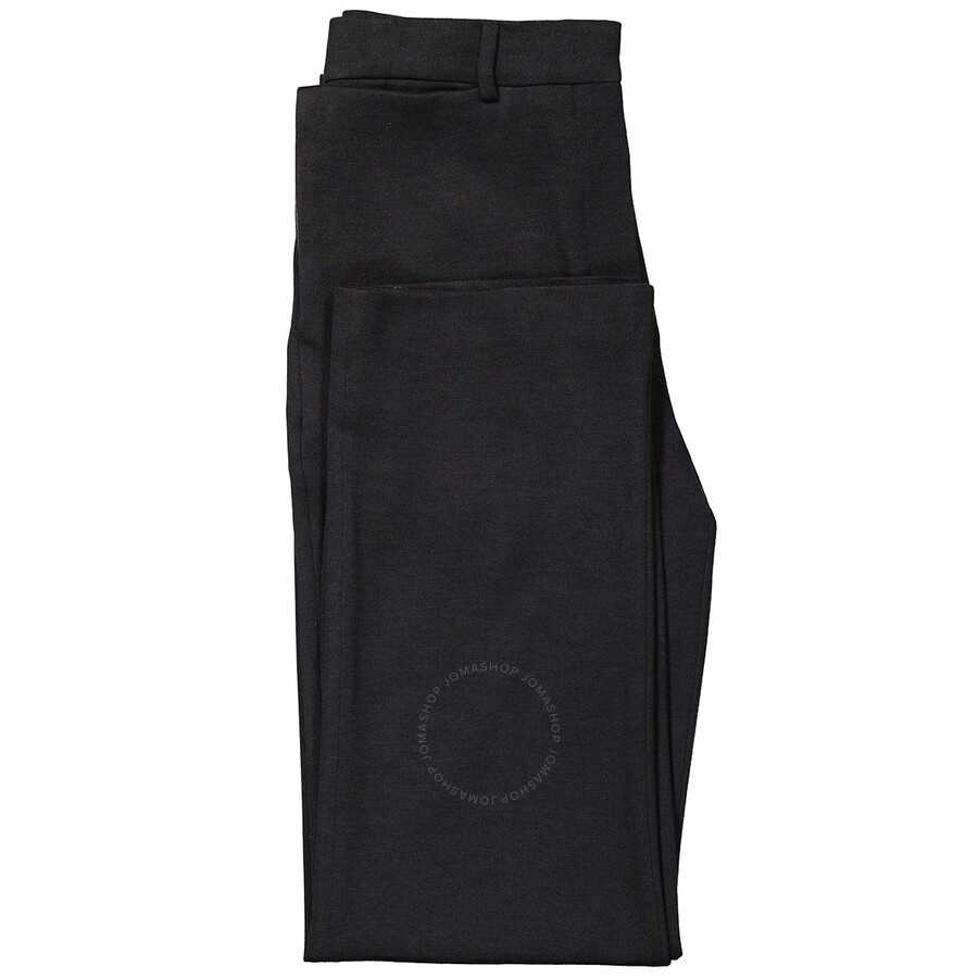 Burberry Ladies Charcoal Grey Straight Cashmere Trousers - 7