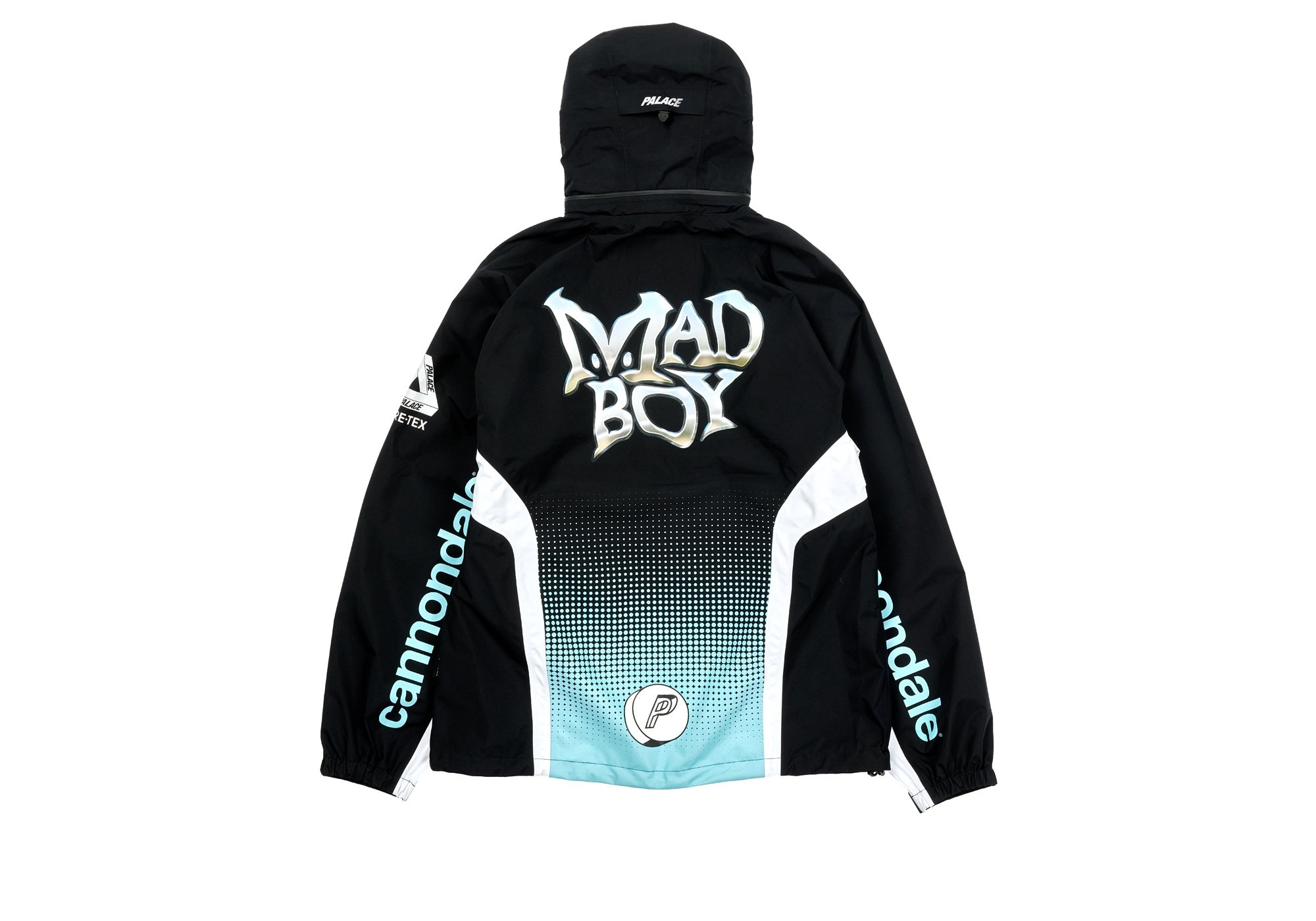 PALACE CANNONDALE MAD BOY GORE-TEX PACLITE JACKET BLACK / MINT - 2