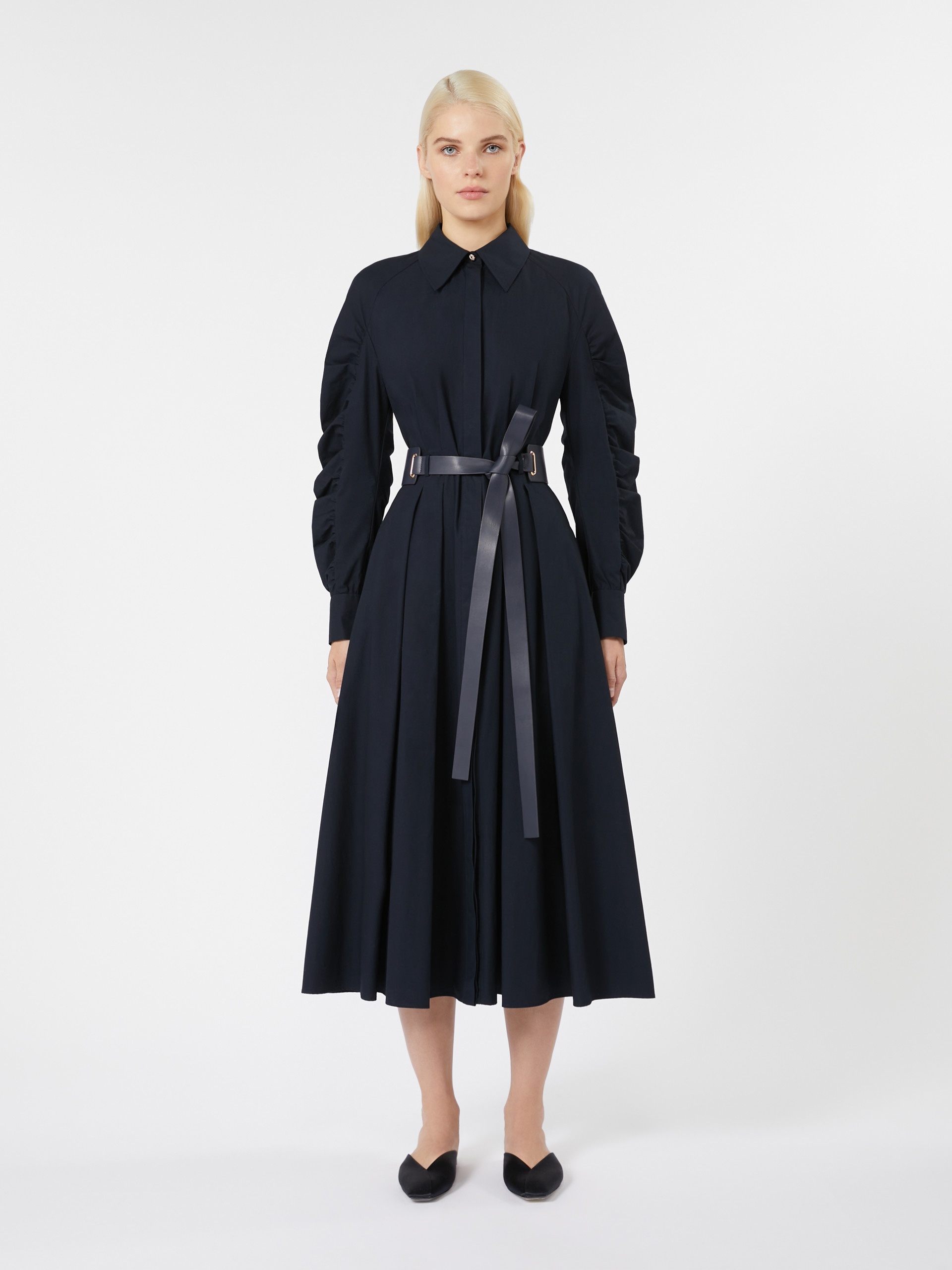 VALDESE Cotton poplin shirt dress - 3