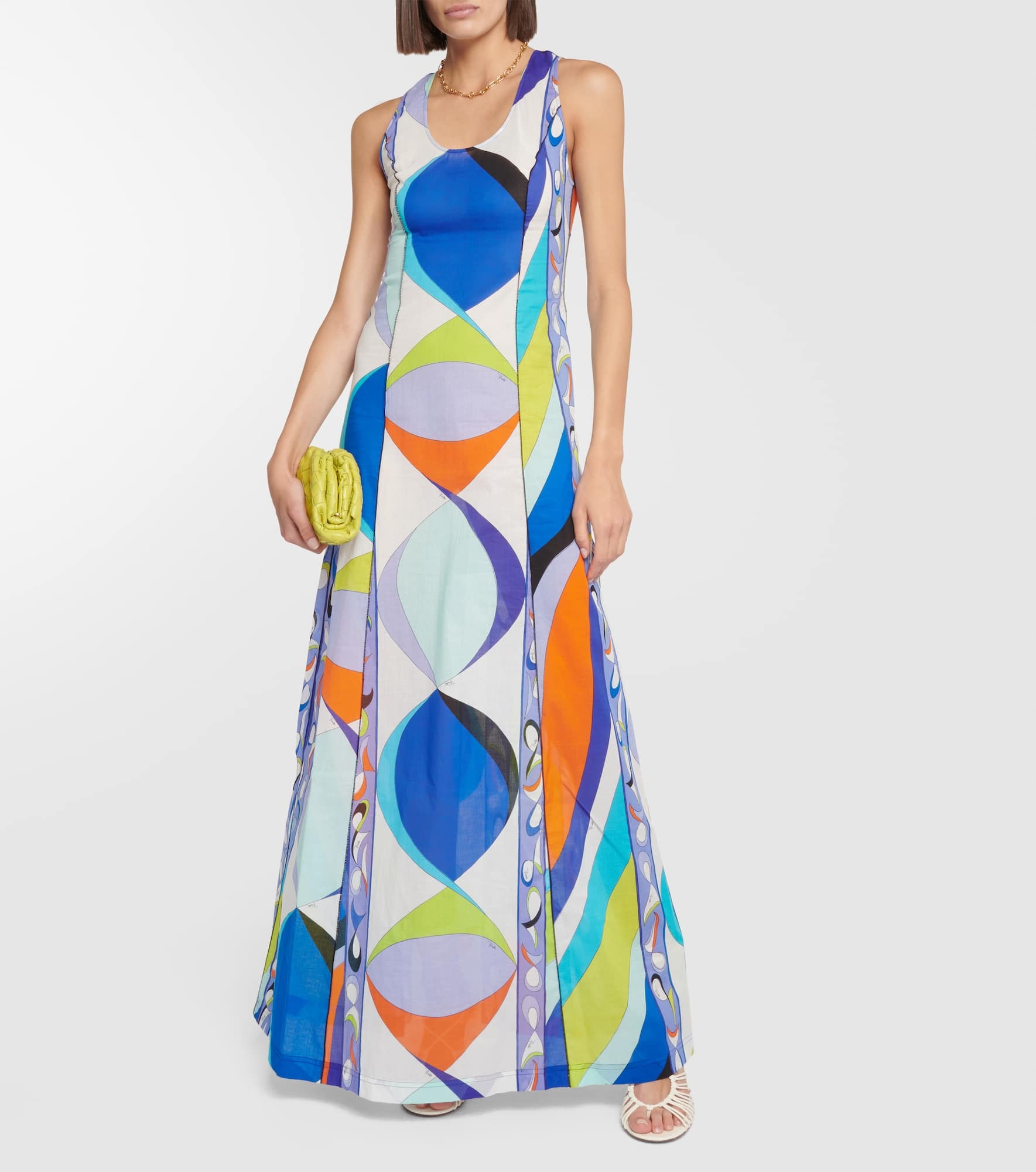 Printed cotton maxi dress - 2