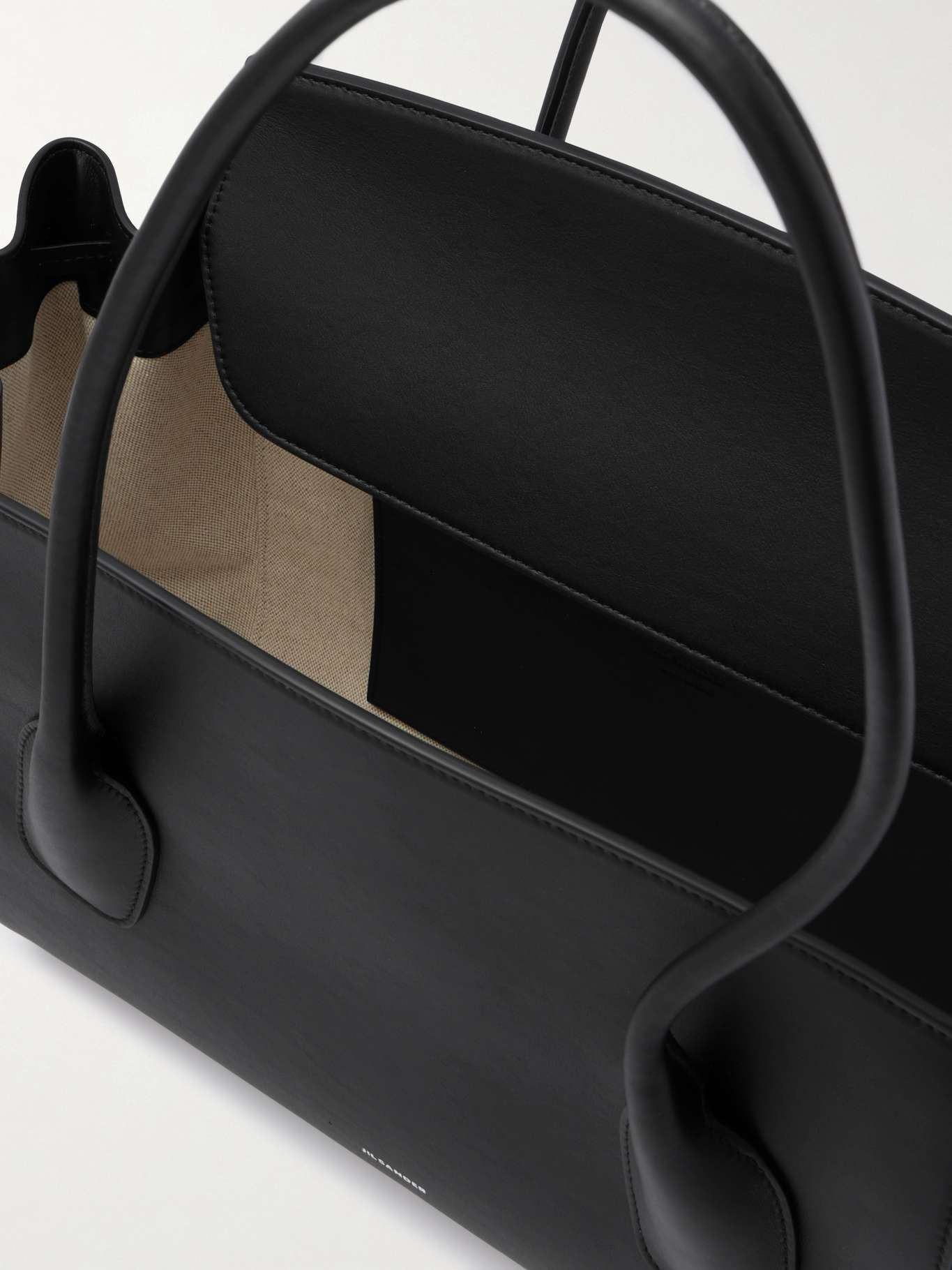 Voyage small leather tote Black - 5