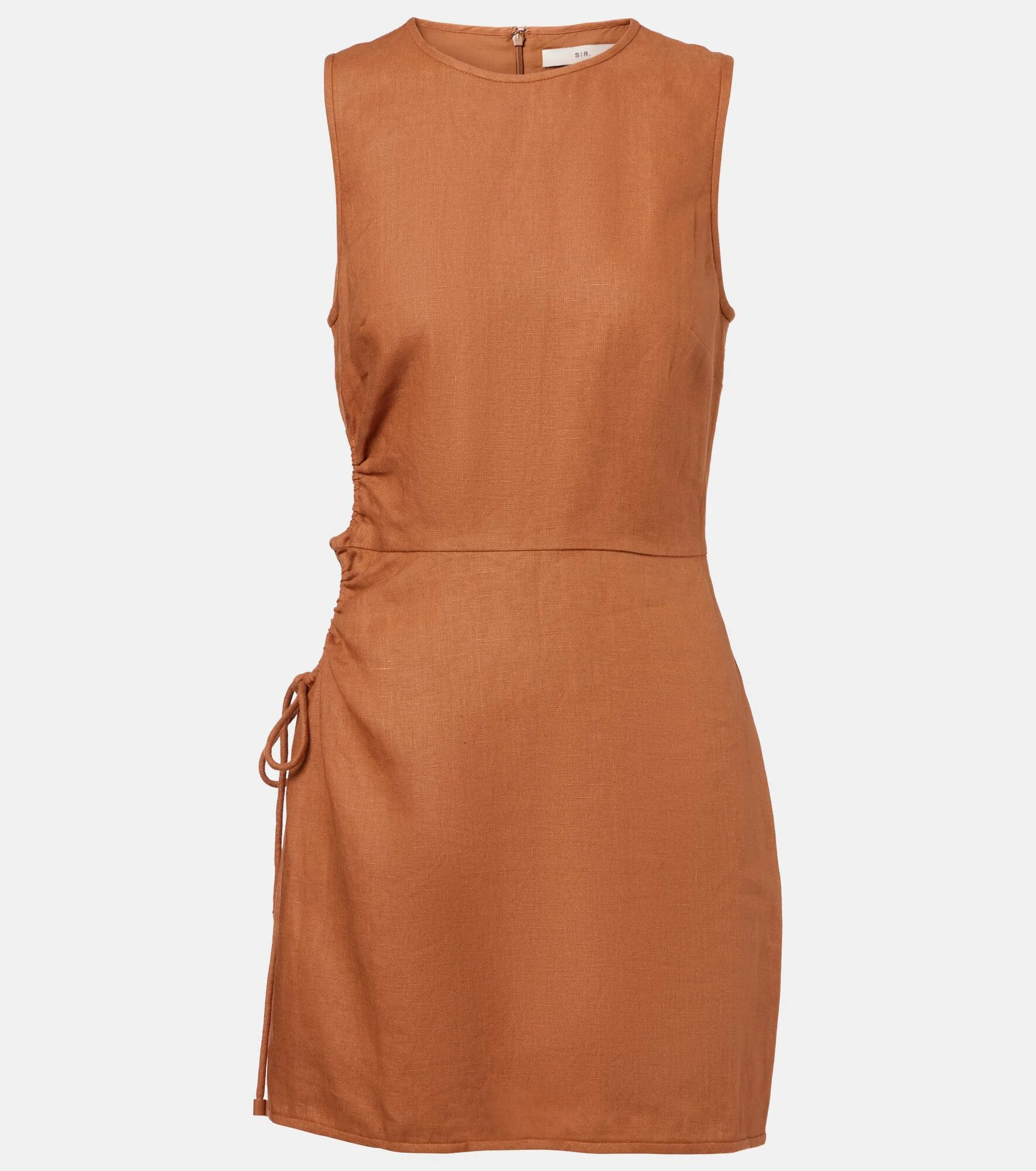 D'Orsay linen minidress - 1