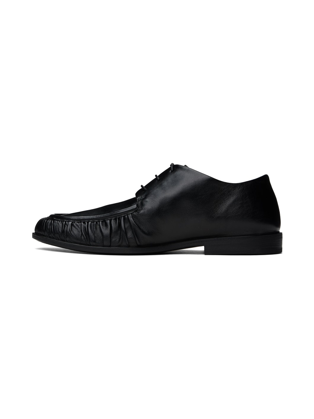 Black Mocassino Derbys - 3