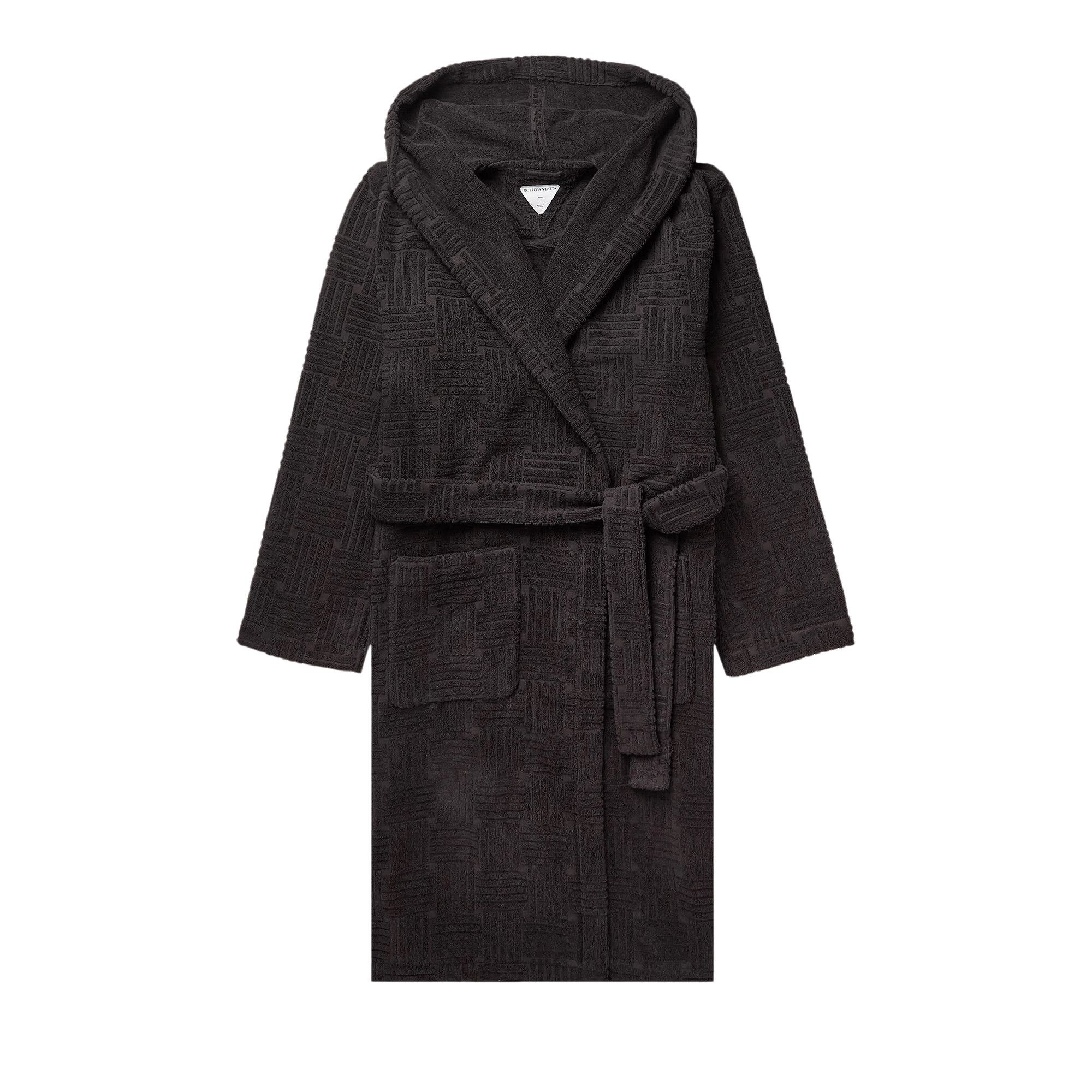 Bottega Veneta Patterned Bathrobe 'Brown' - 1