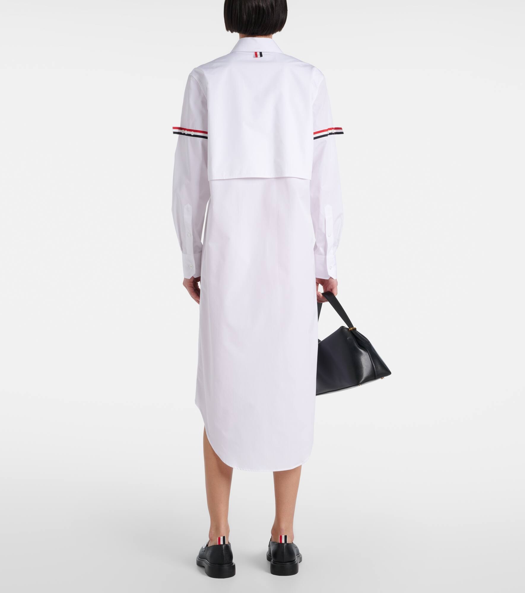 RWB Stripe cotton shirt dress - 3