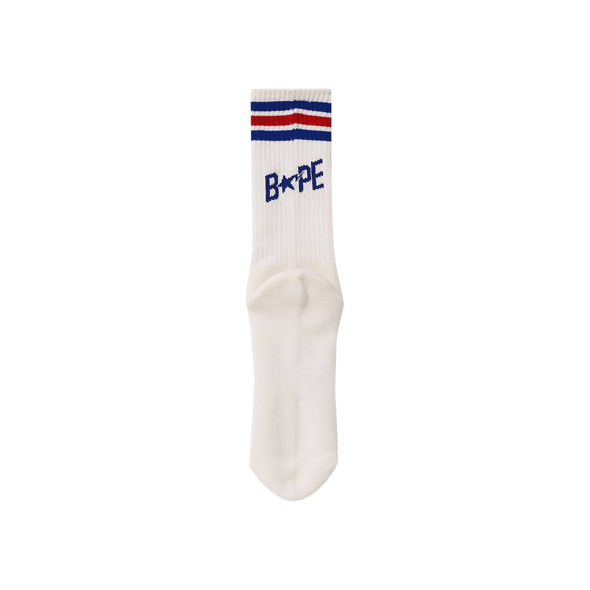 BAPE Sta Line Socks 'Blue' - 2