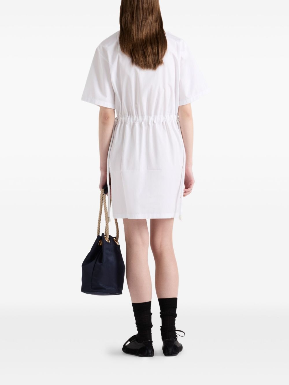 poplin mini dress - 3