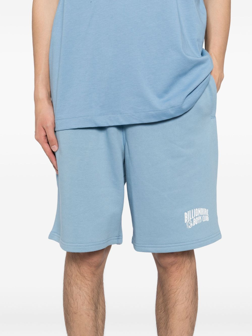 logo-print shorts - 5