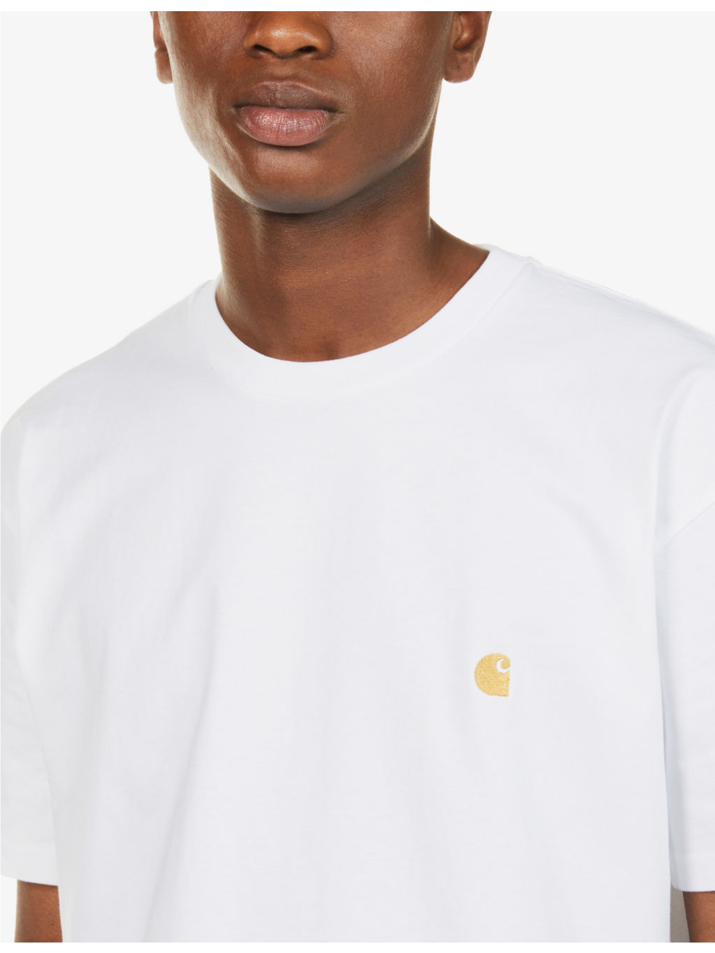 Chase brand-embroidered cotton-jersey T-shirt - 5