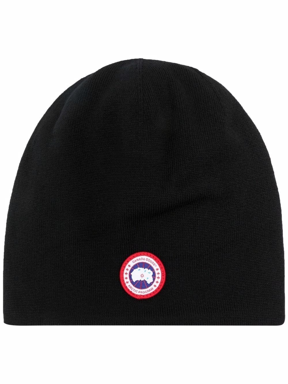 logo-patch detail beanie - 1