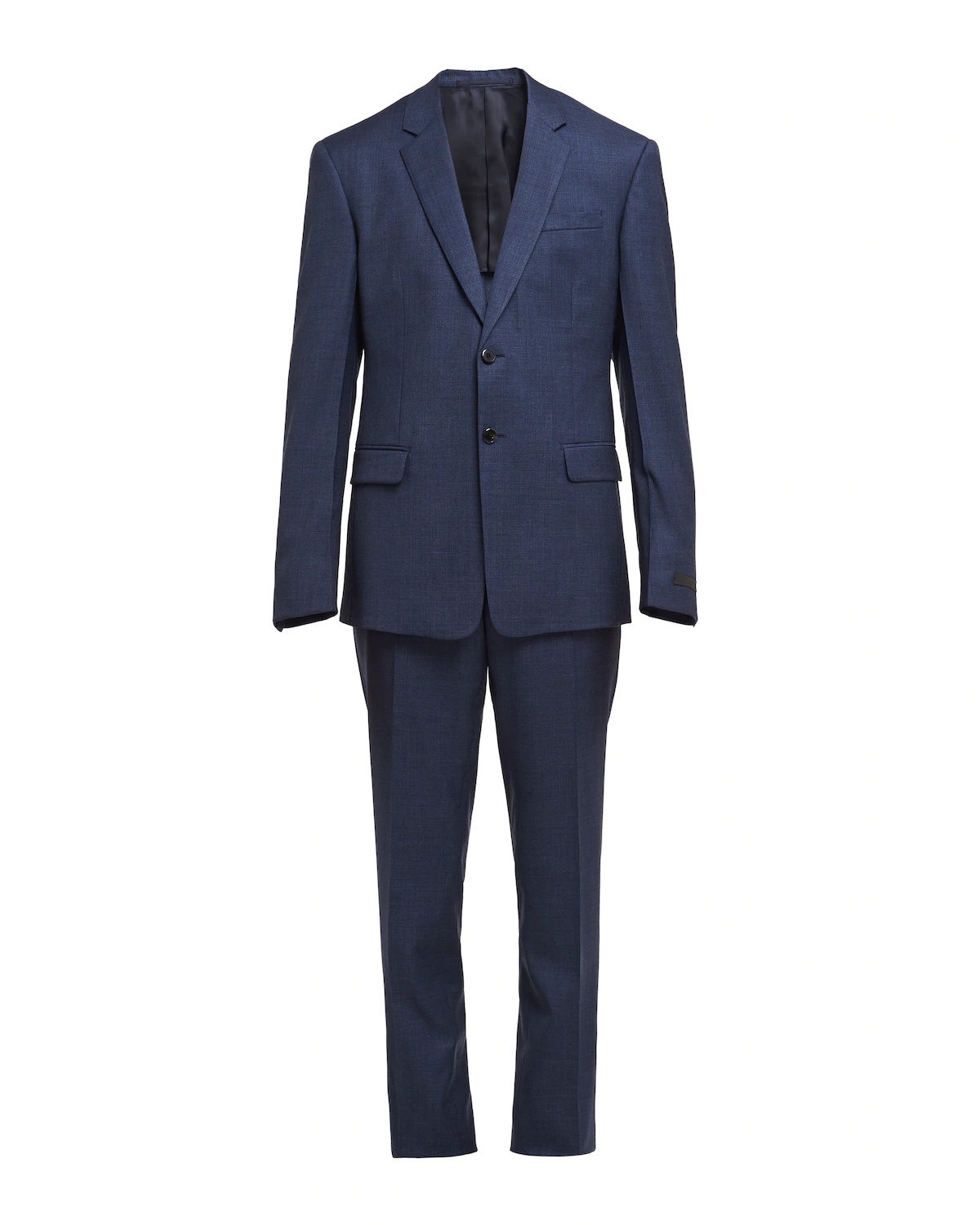 Single-breasted checked wool suit - 1