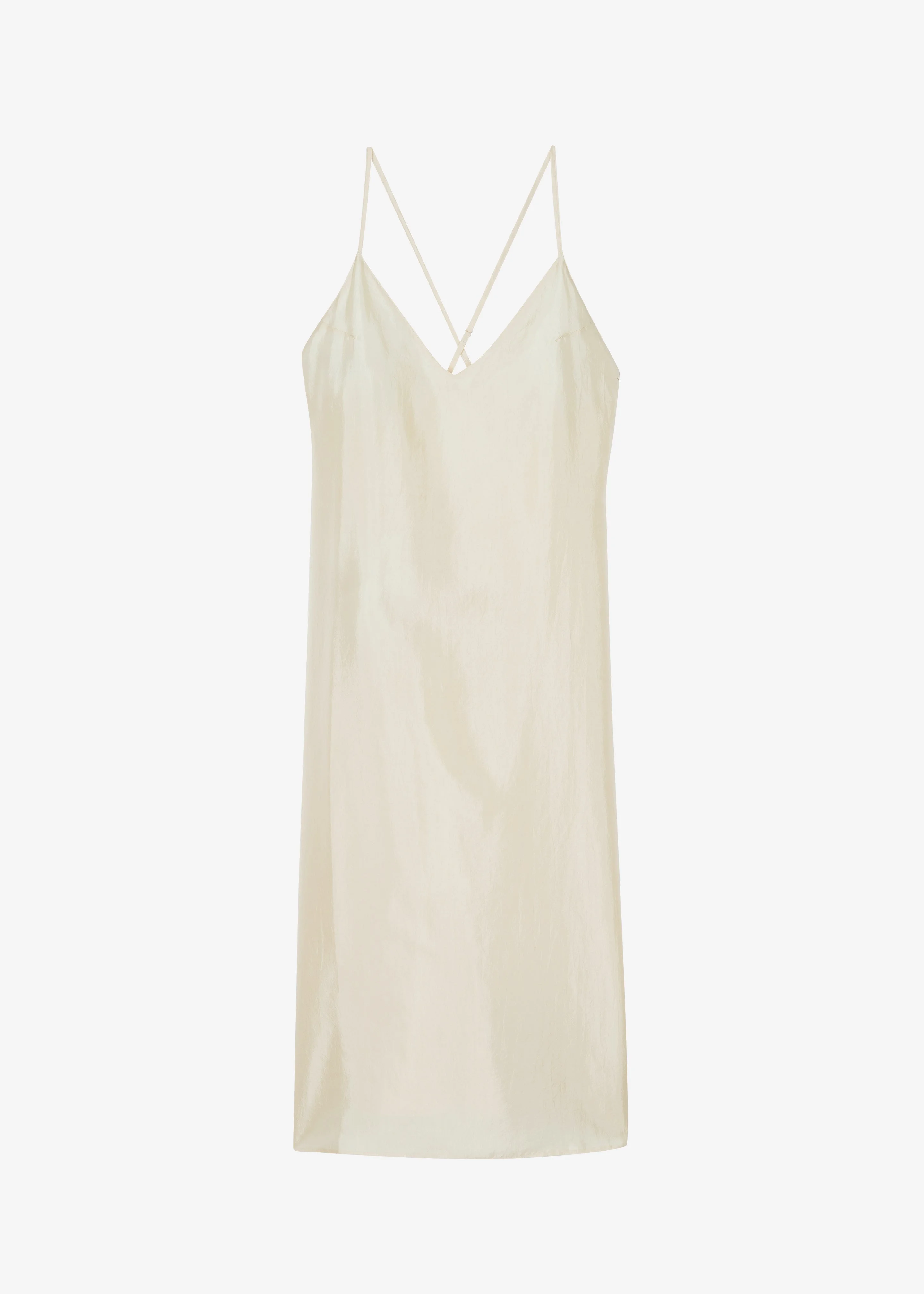 Vence Slip Dress - Pale Yellow - 1