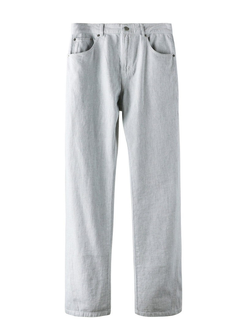 8.0 DENIM PANTS RIGHT (LIGHT GREY) - 1