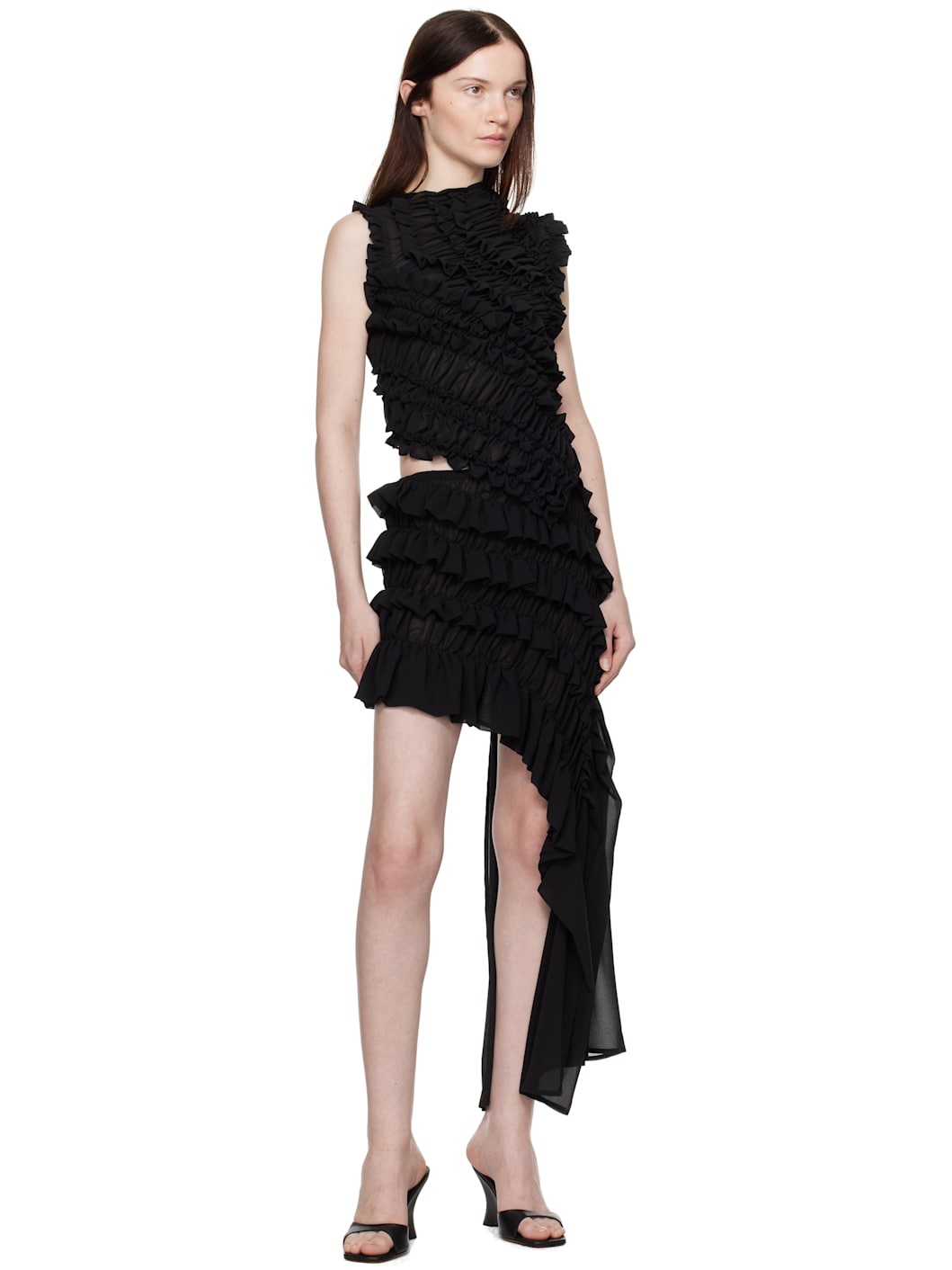 beaufille Black Irving Miniskirt | REVERSIBLE