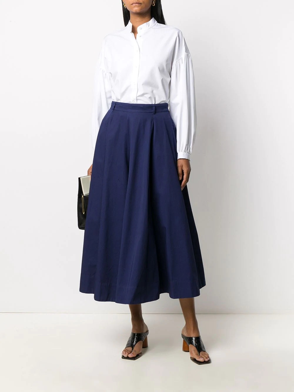 high-waist full skirt - 2