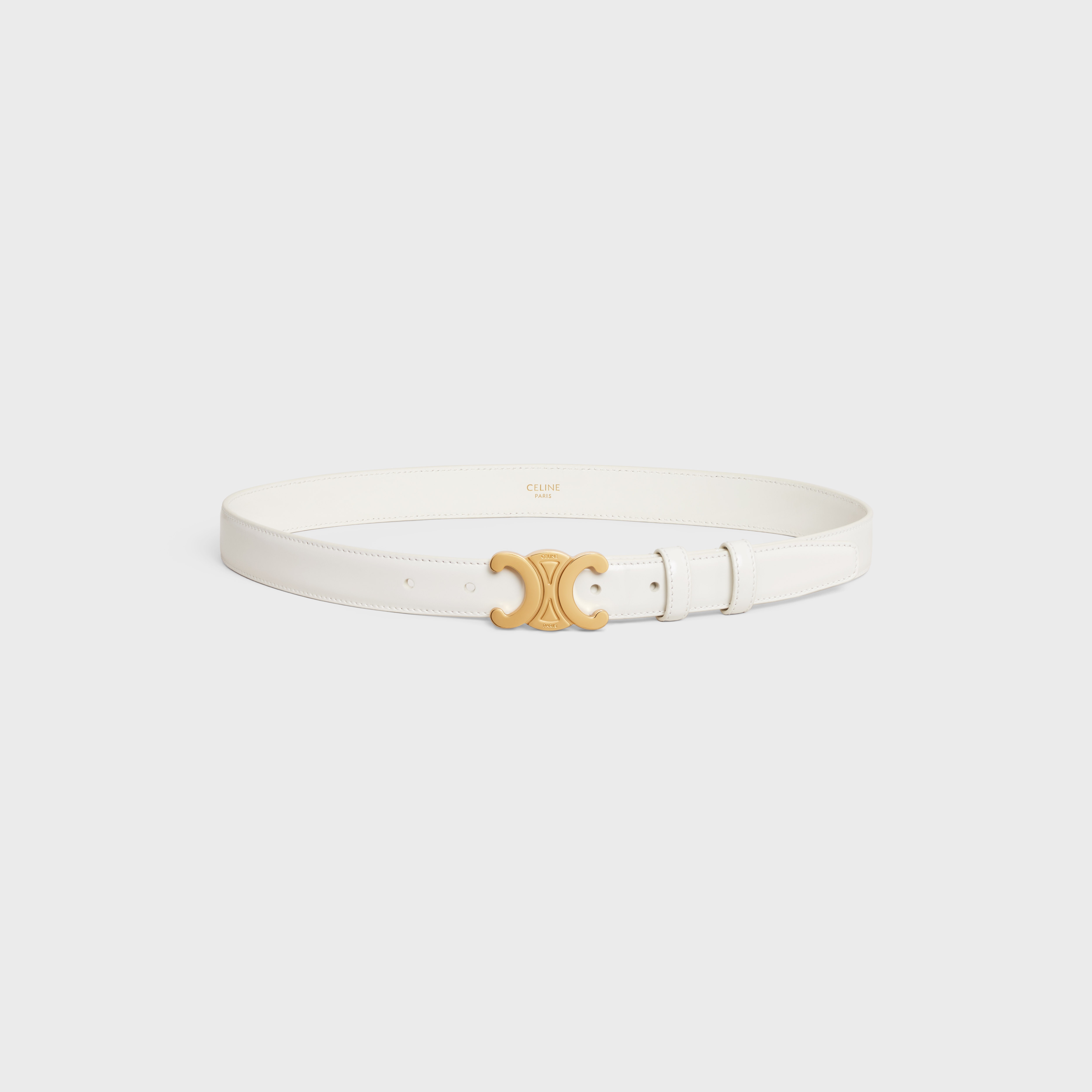 Medium Triomphe Belt in Taurillon Leather - 3