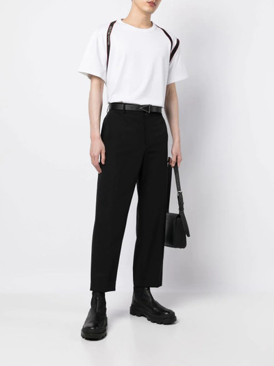 Alexander McQueen harness-tape cotton T-shirt outlook