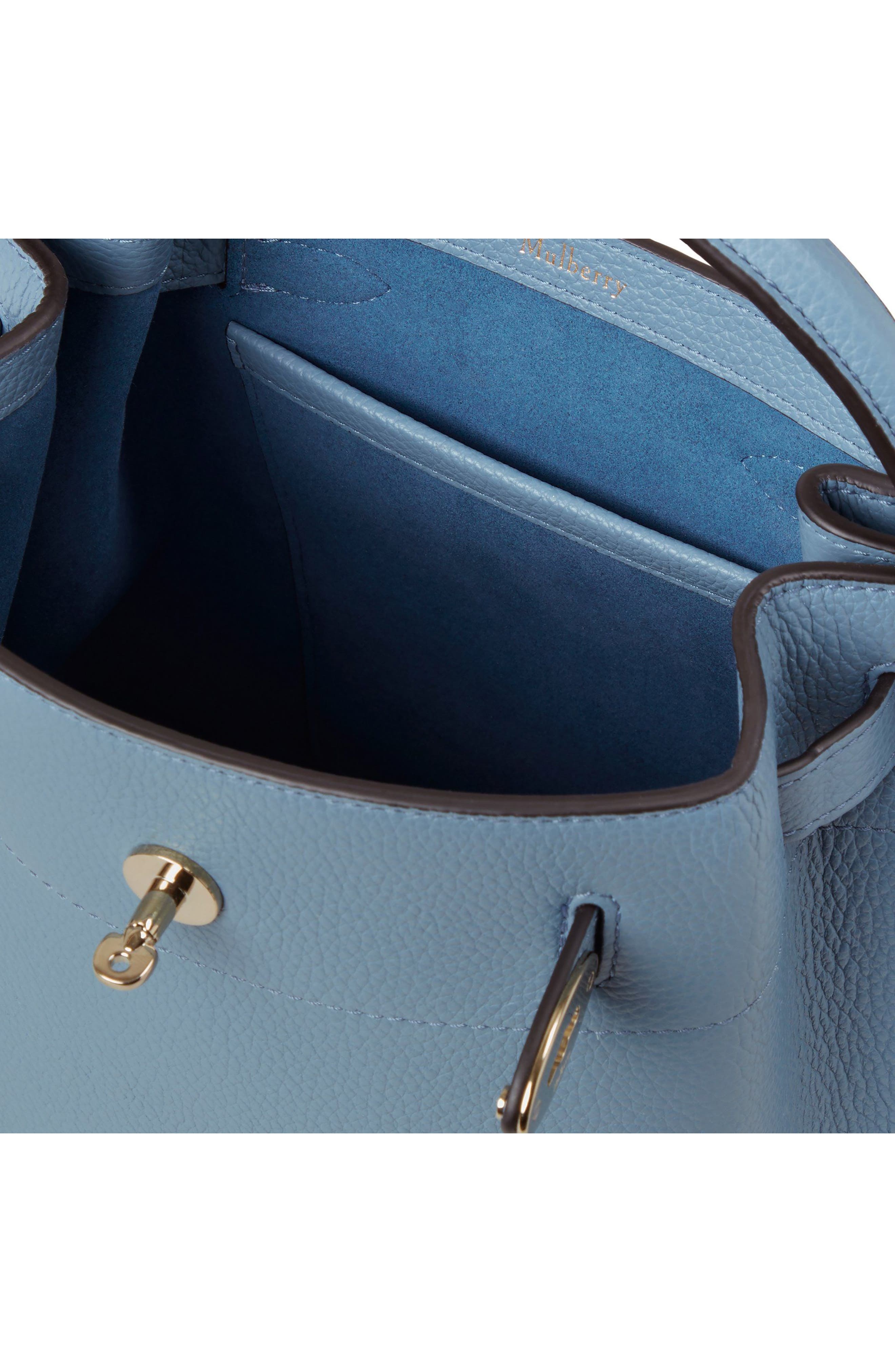 Mulberry Islington Leather Bucket Bag in Brighton Blue at Nordstrom - 4
