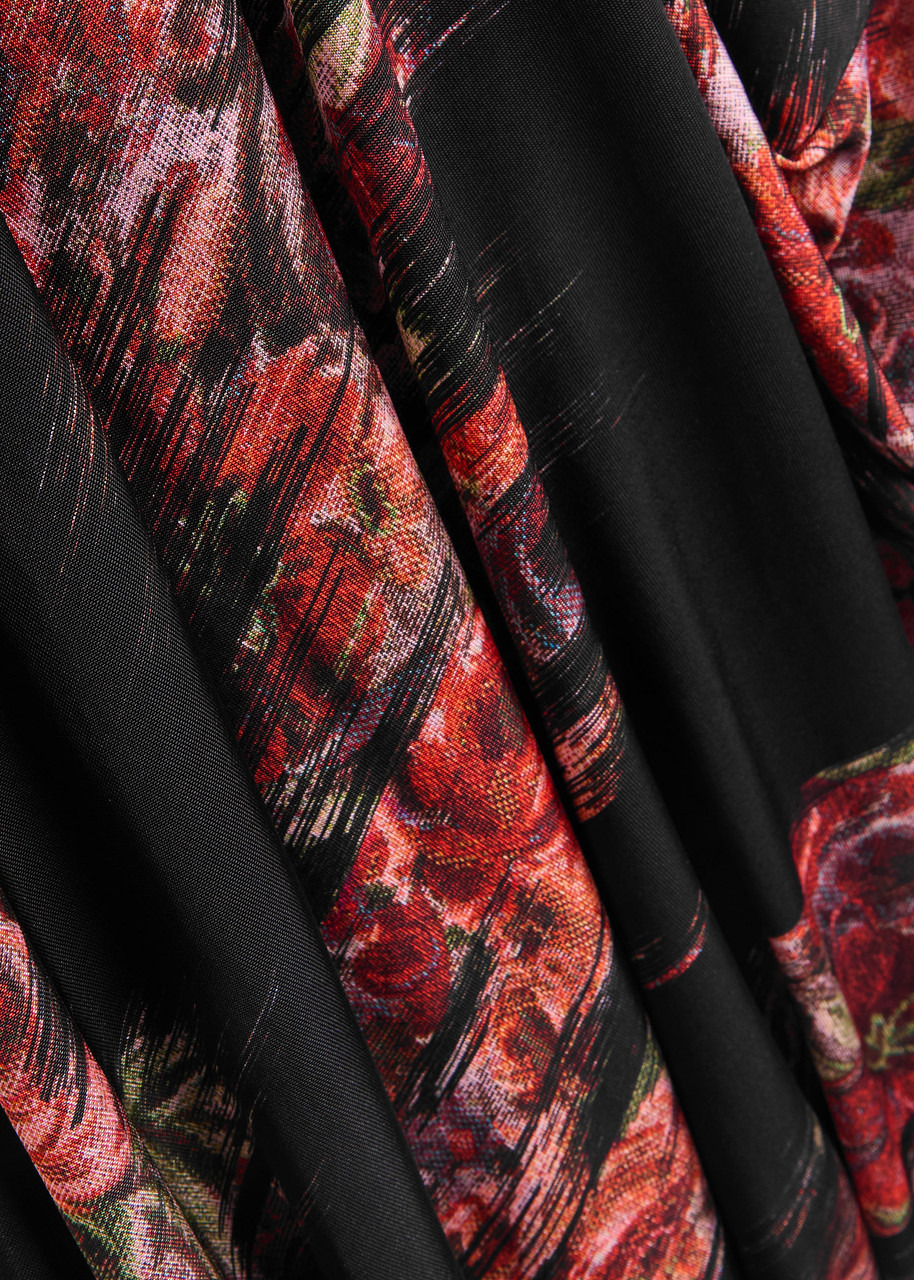 Ganni Floral-print Jersey Maxi Dress - 5