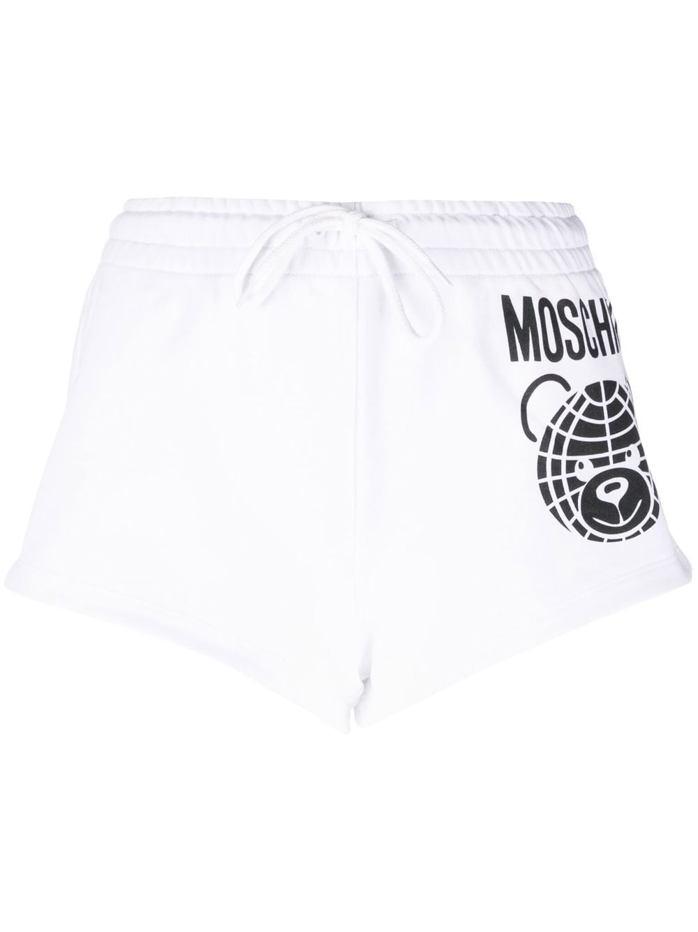 logo print mini shorts - 1