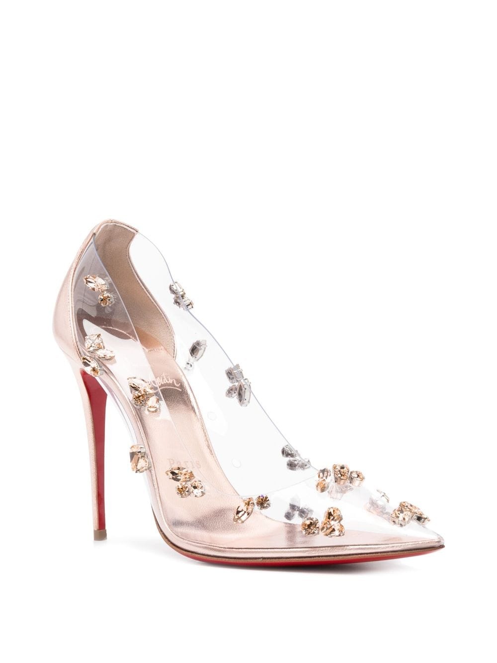 Degraqueen 100mm transparent pumps - 2