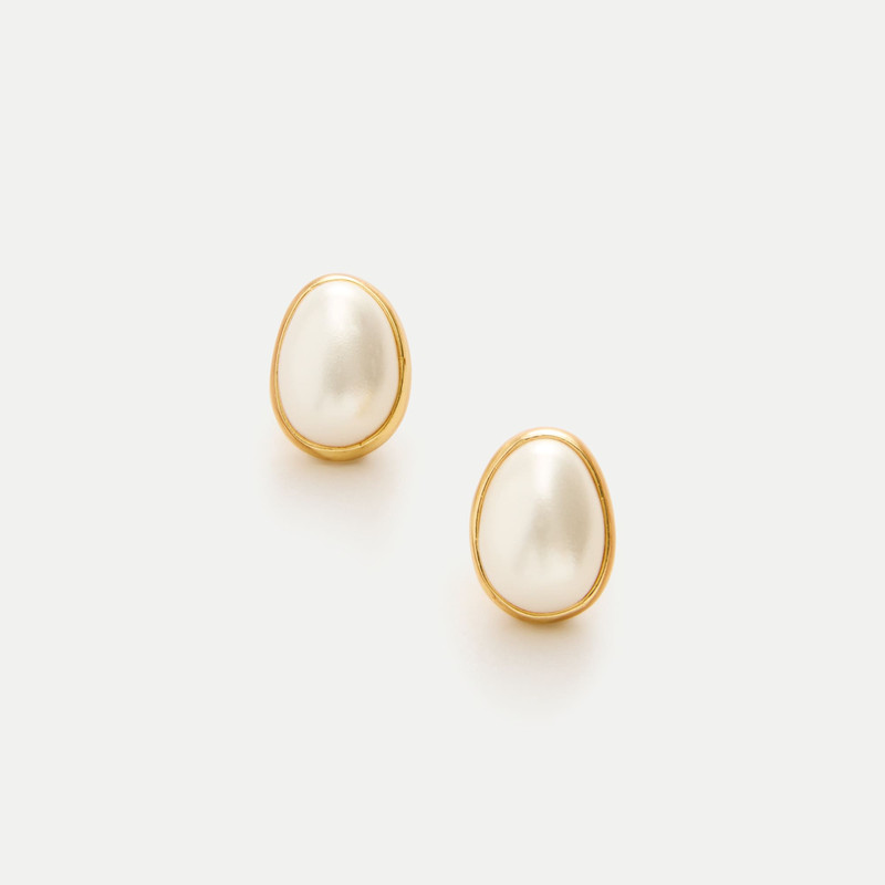 Inset pearl earrings 3