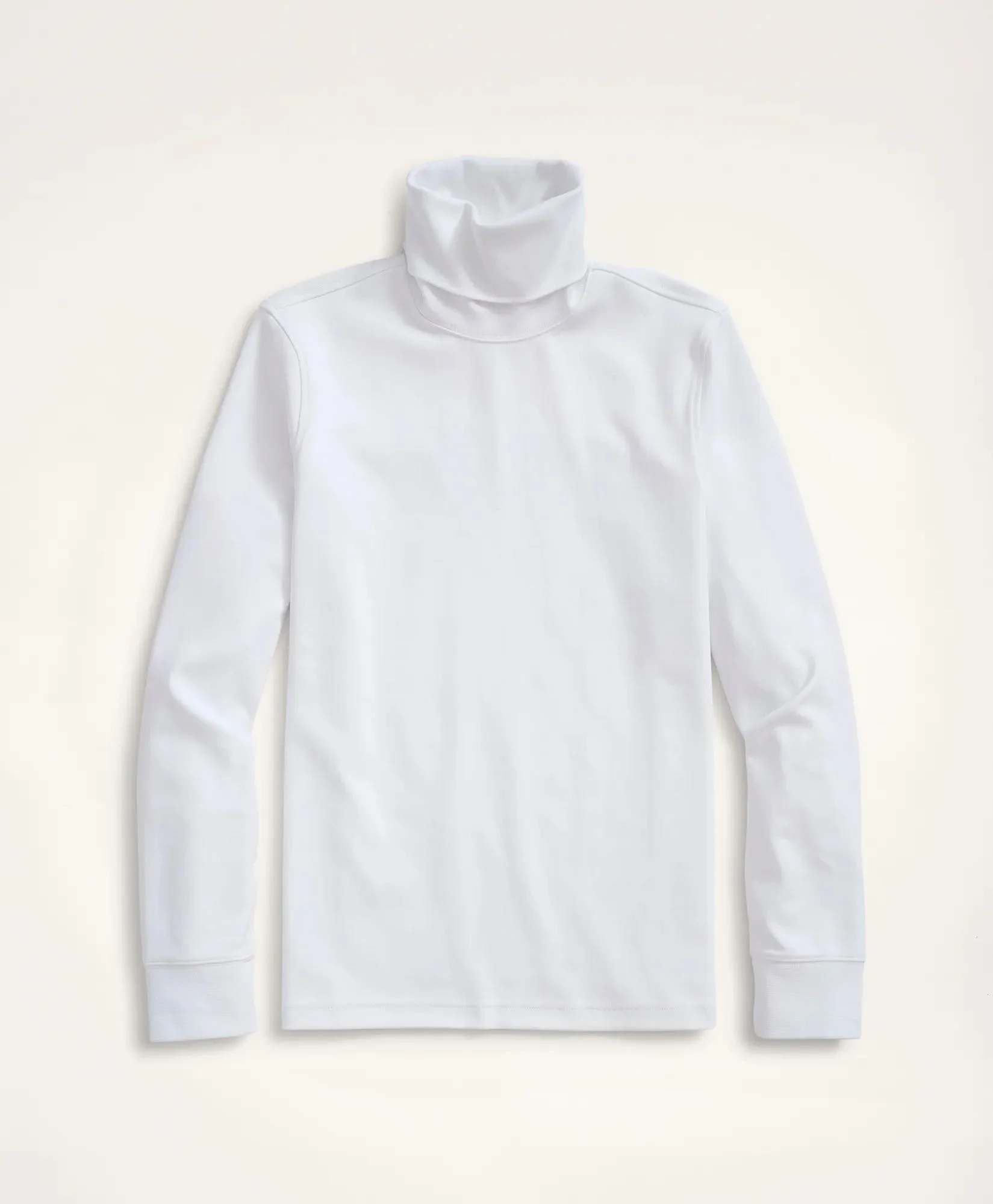 Stretch Supima® Cotton Turtleneck - 1