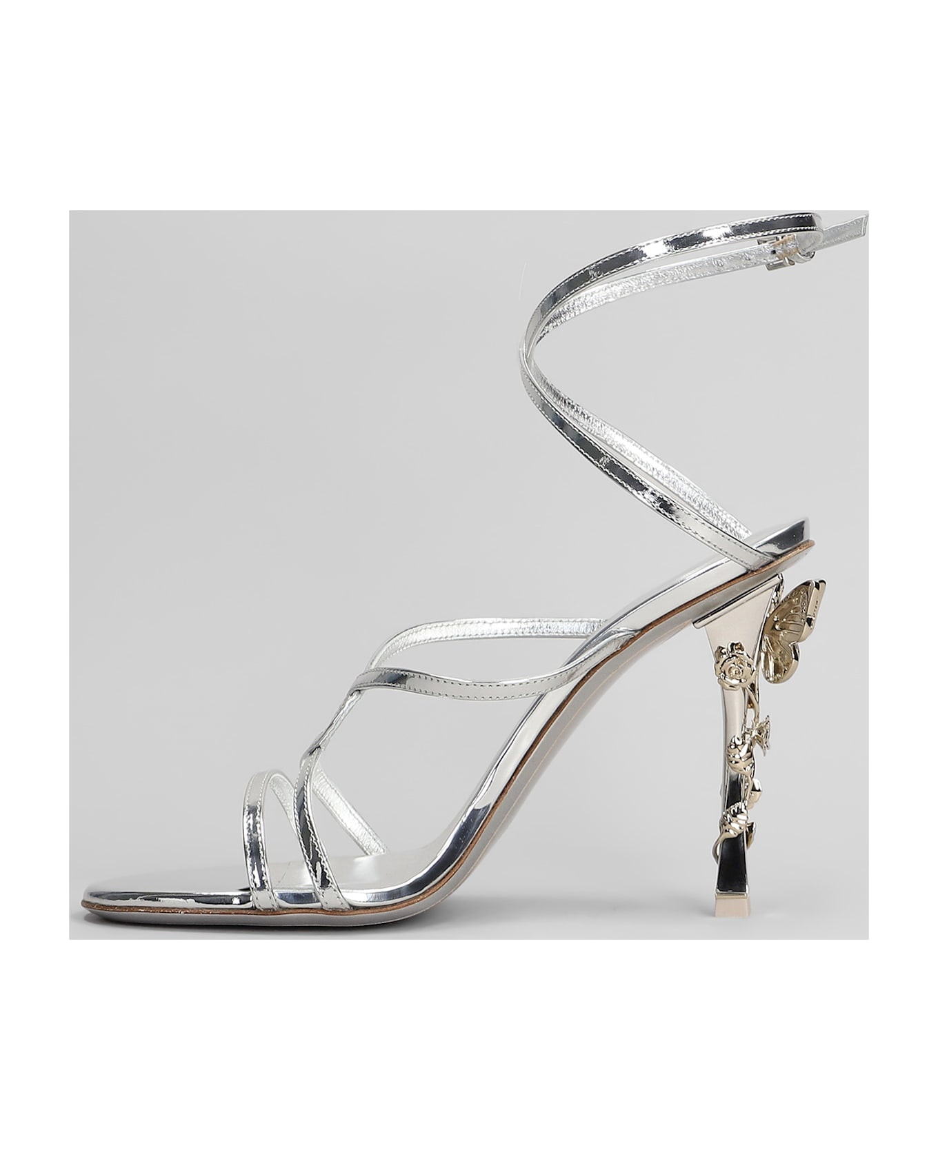 Enchantress Sandals In Silver Leather - 3