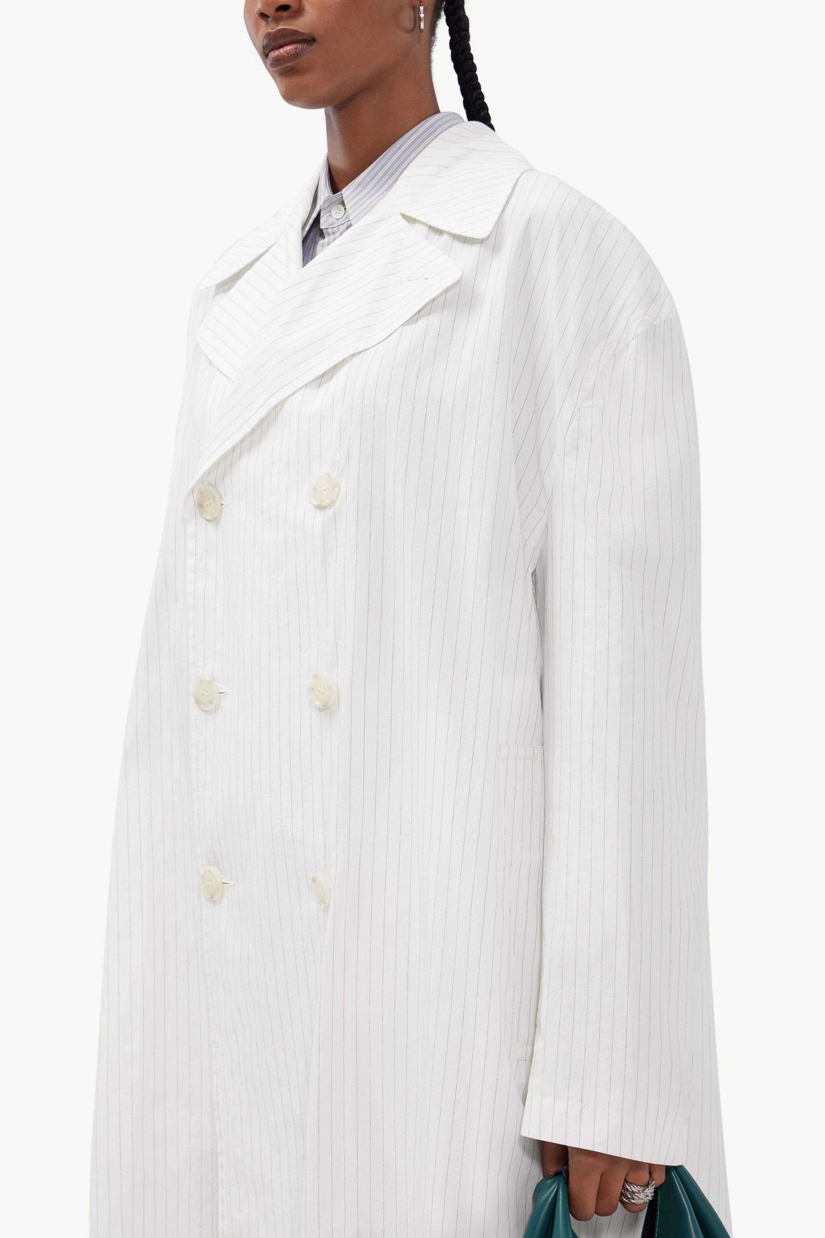 Double-breasted trench coat - 5