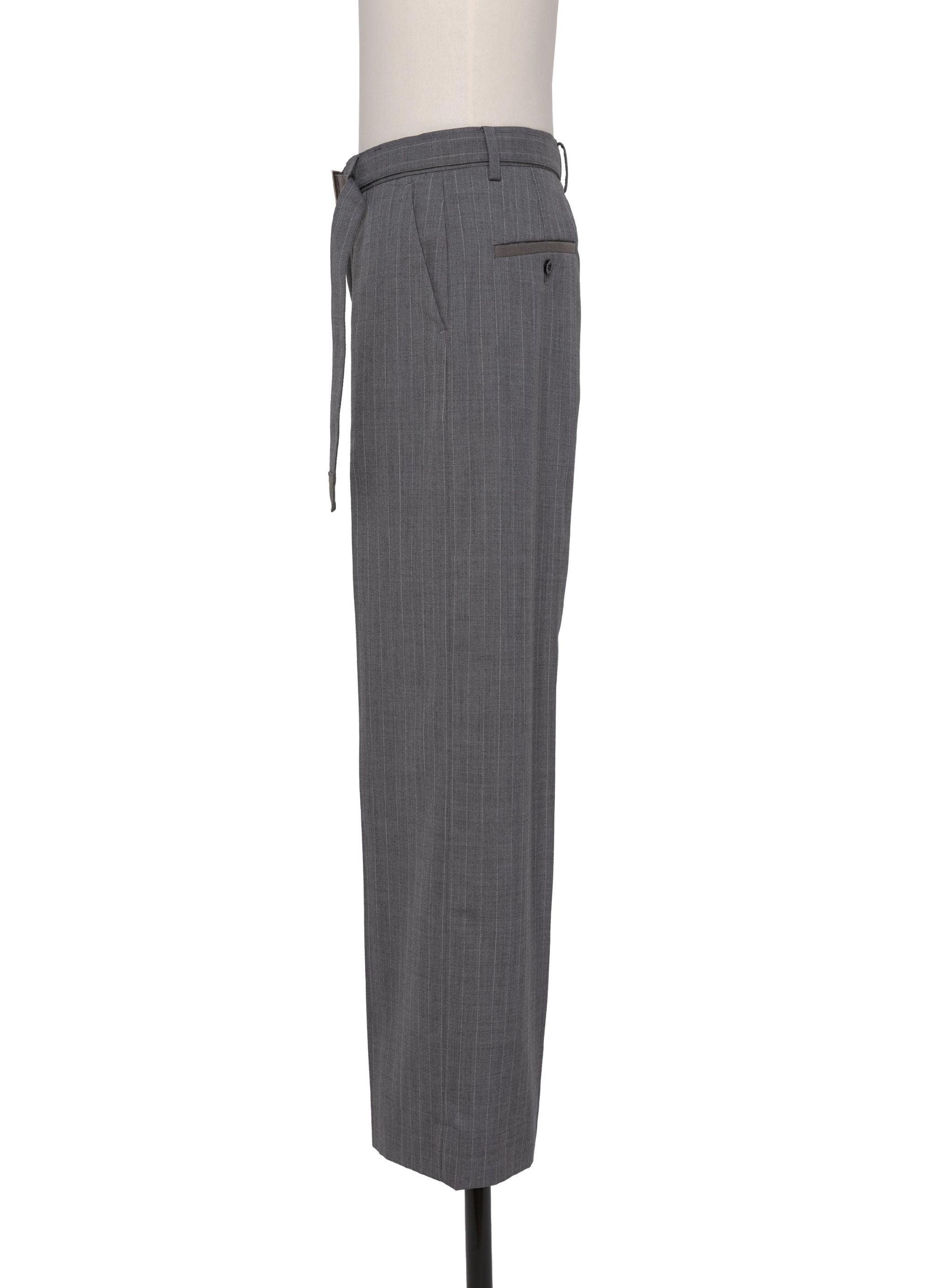 Chalk Stripe Pants - 3