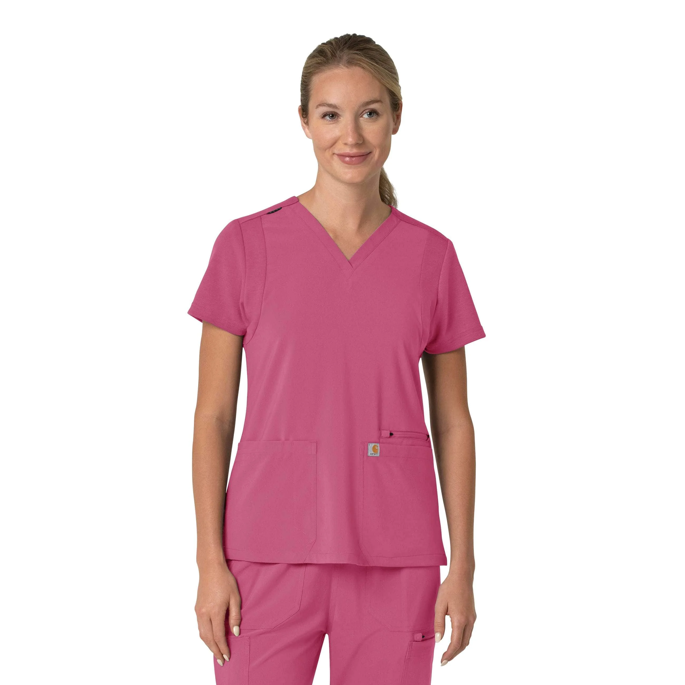 Women's Force Cross-Flex Flex Panel V-Neck Scrub Top - 1