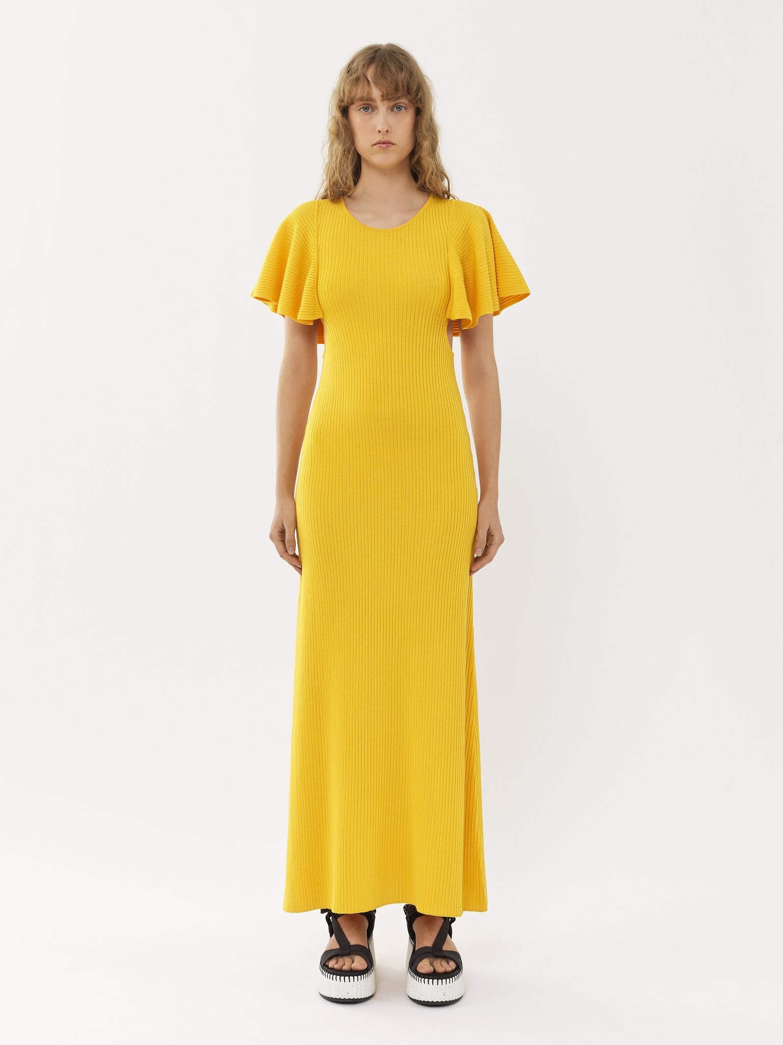 WING-SLEEVE DRESS - 2