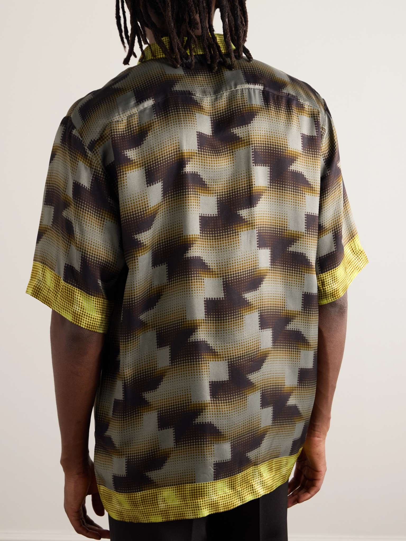 Printed Crepe De Chine Shirt - 3