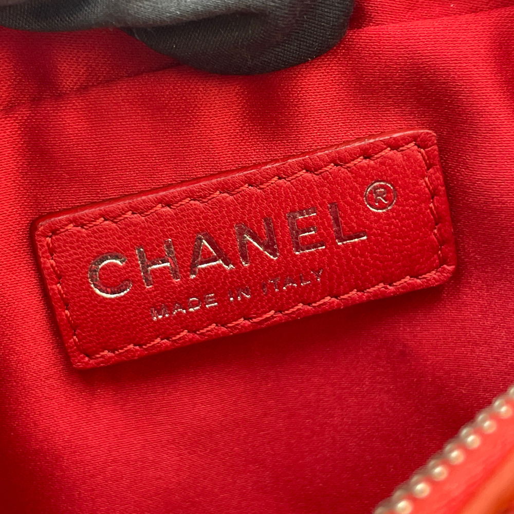 Chanel No. 15 Red Orange Leather Mini Flap Crossbody Bag - 13
