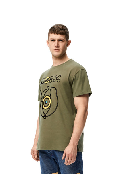 Loewe Embroidered T-shirt in cotton outlook