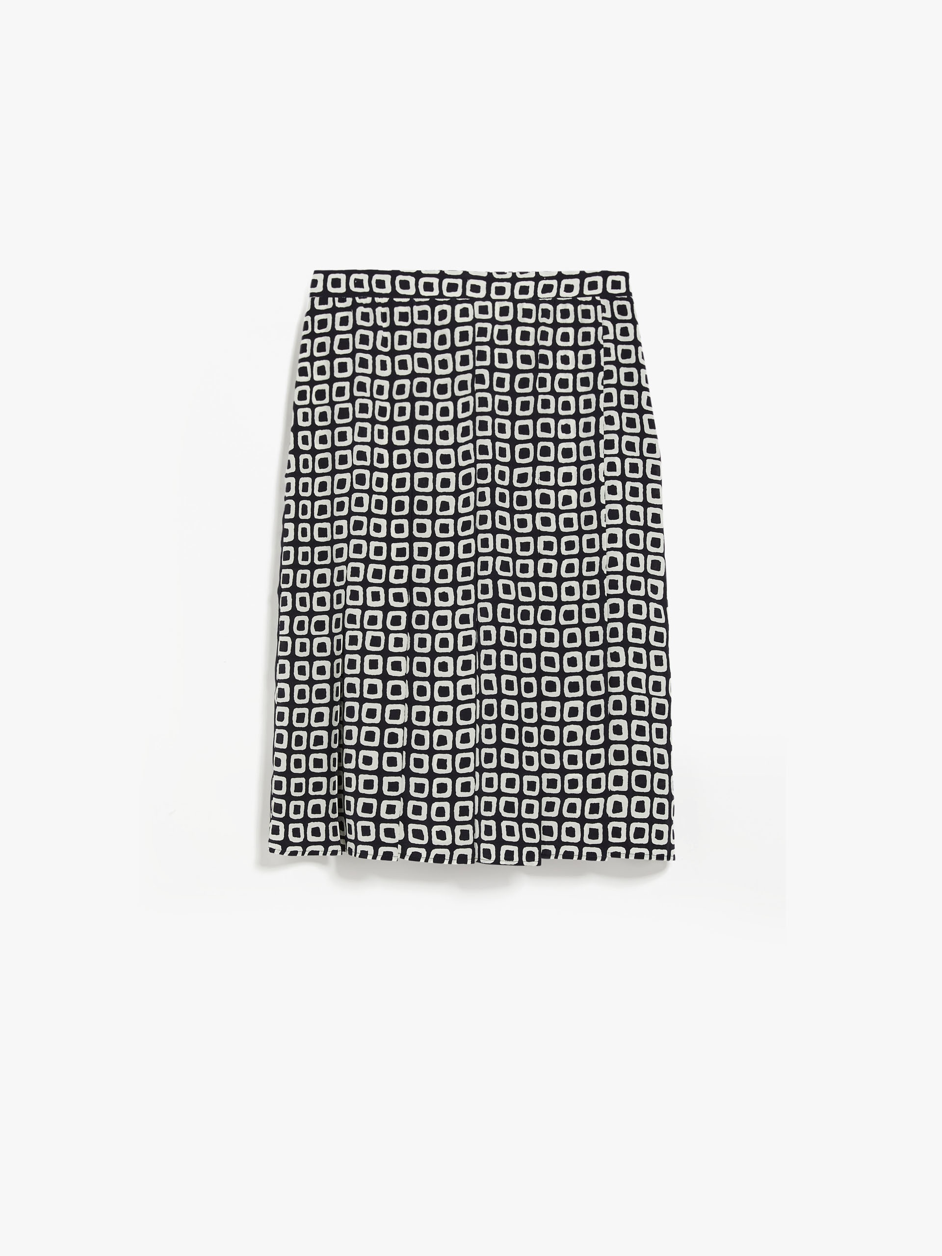 UTOPICO Pleated printed silk skirt - 1