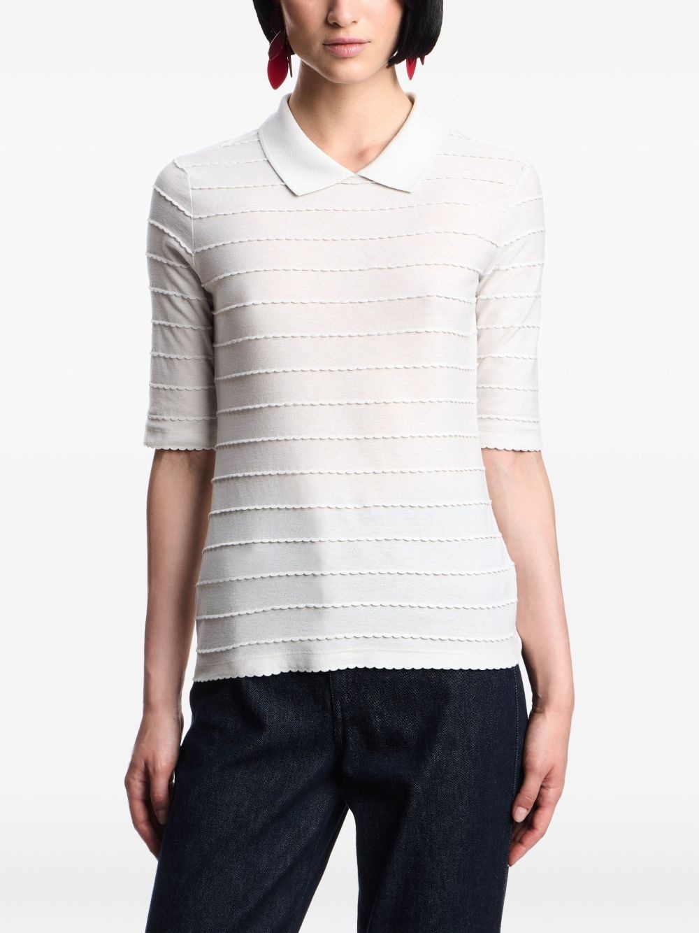 polo-neck t-shirt - 3