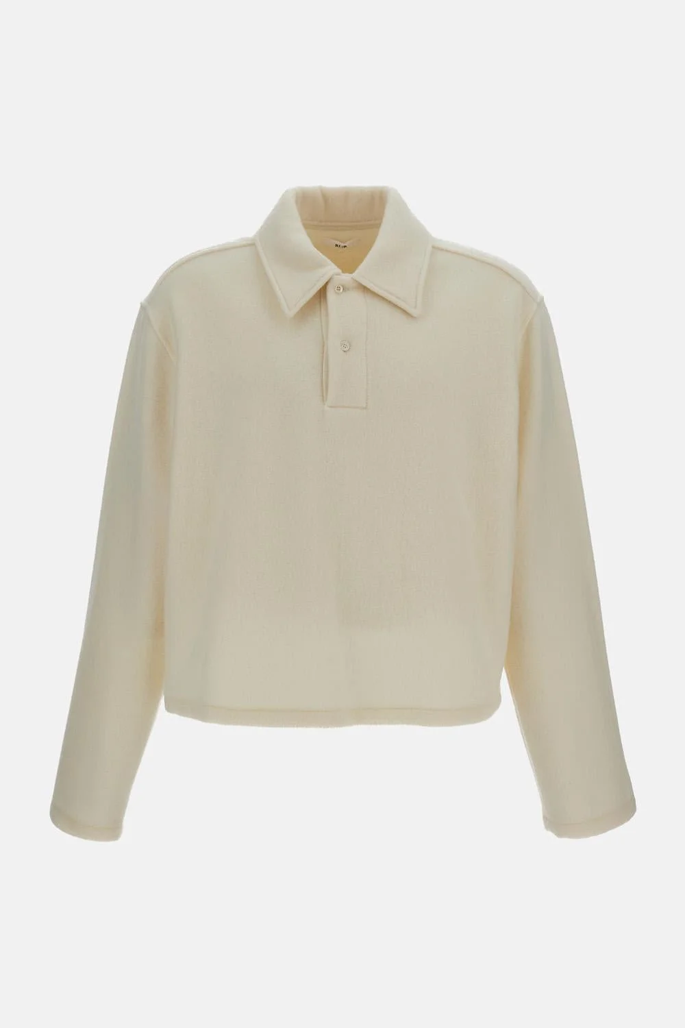 Wool Fleece Polo Shirt - 1