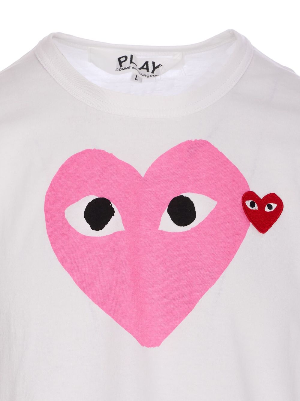 Heart-print cotton t-shirt - 4