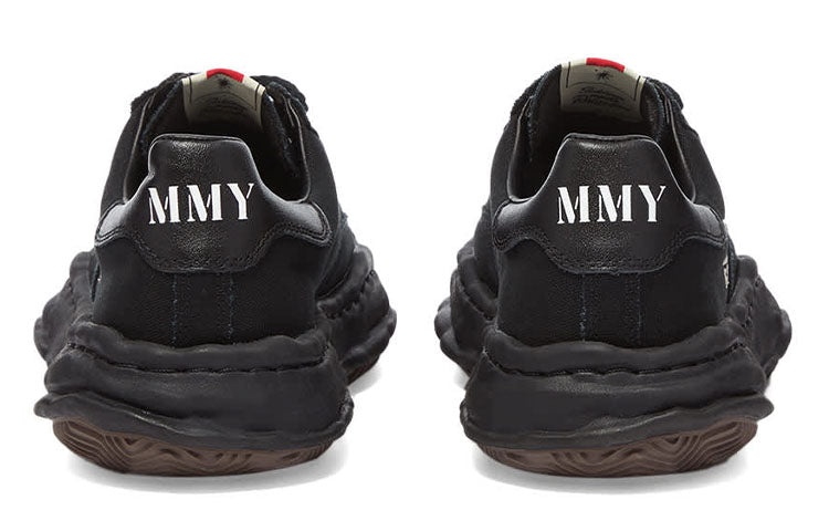 Maison MIHARA YASUHIRO BLAKEY OG Sole Canvas Low-top Sneaker 'Black' A08FW735-BLKBLK - 4
