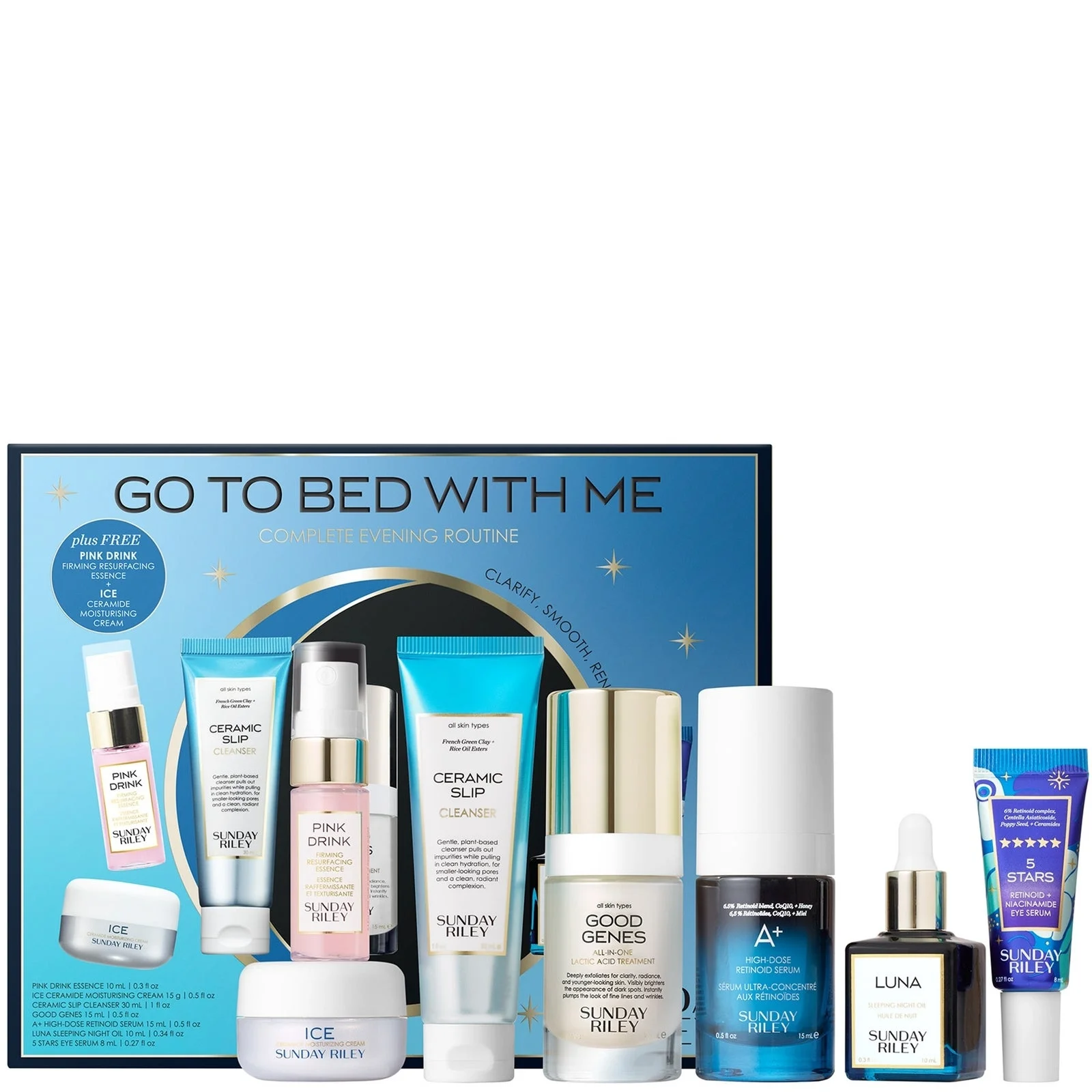 Sunday Riley Go To Bed With Me Complete Evening Routine Kit - 1