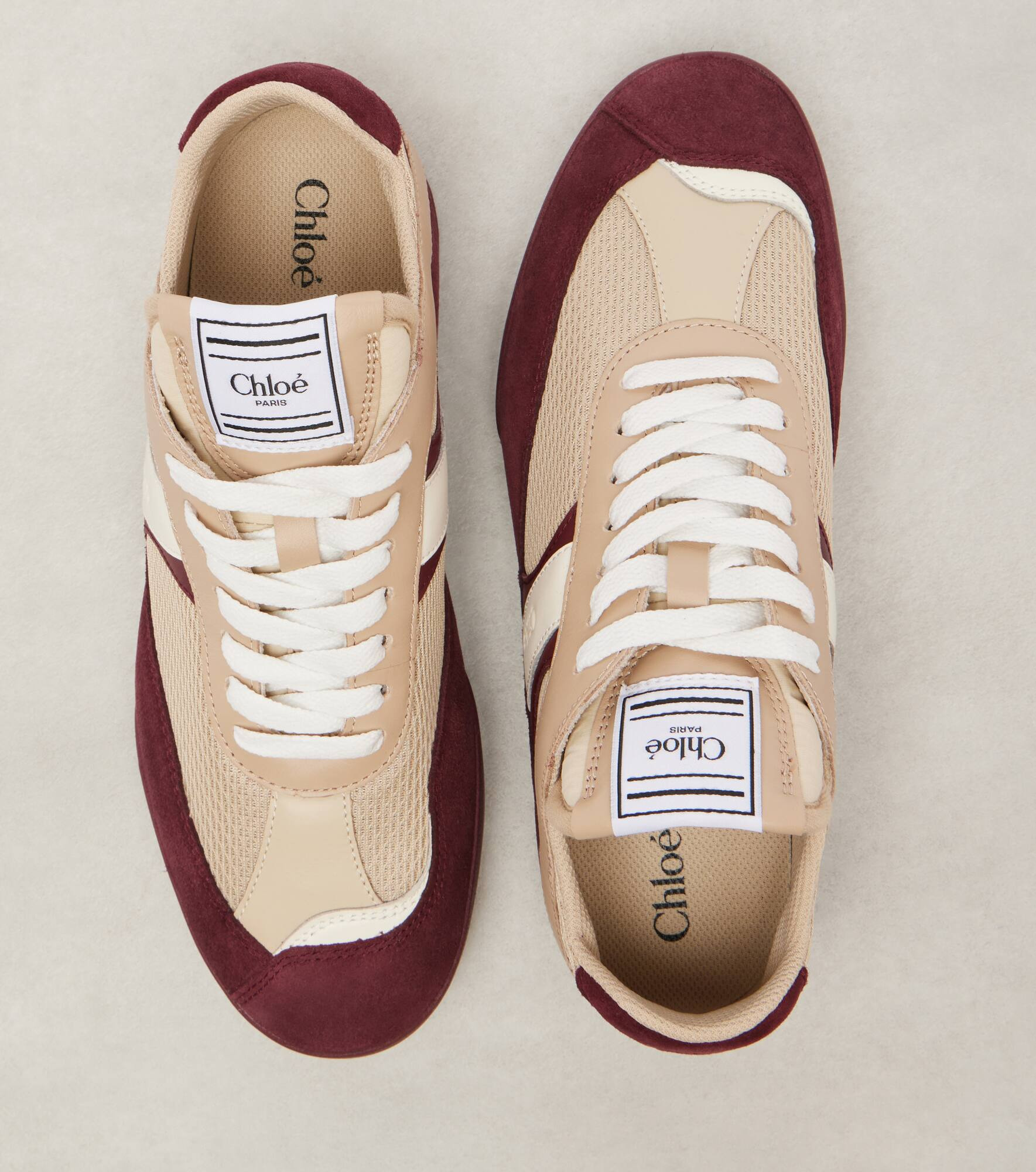 Chloé Kick suede-trimmed sneakers - 5