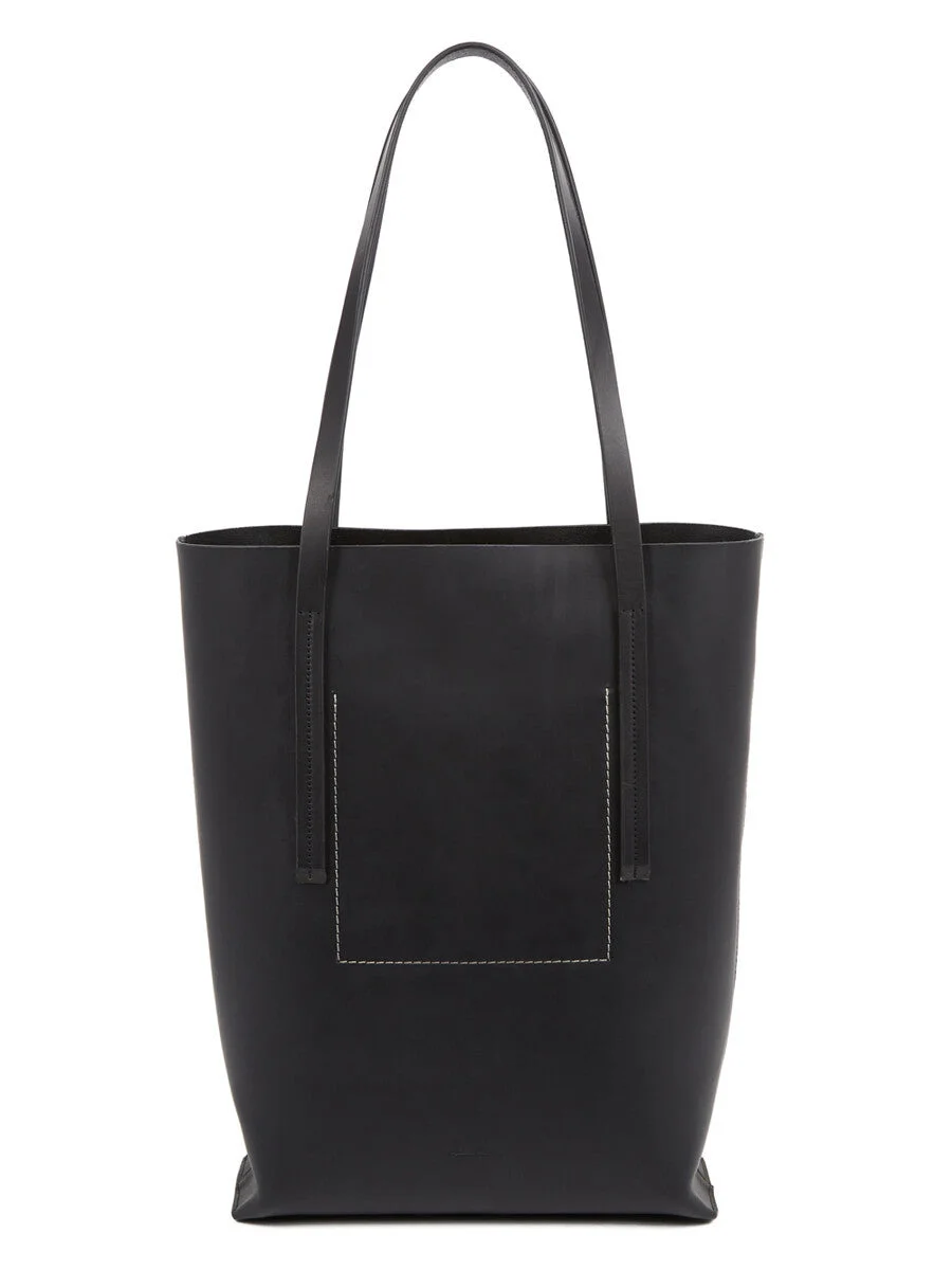 Rick Owens Borsa Medium Leather Shopper in Black at Nordstrom - 1